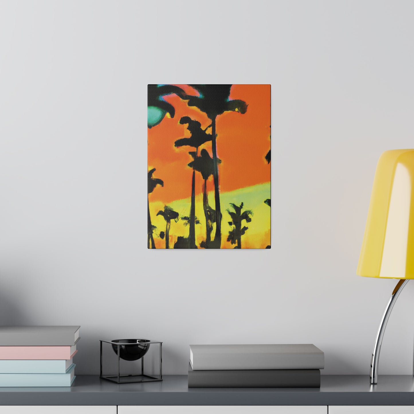 6096Q - Miami Beach Sunset Painting Print | Miami | Beach | Sunset | Poster | Home Decor | Wall Art | Canvas