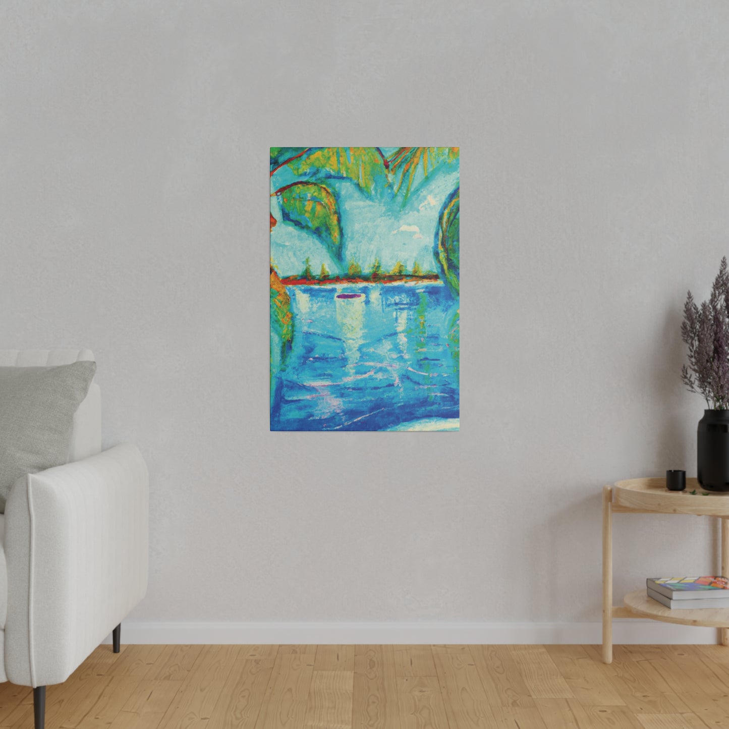 2064E - Bahamas Ocean Painting Print | Bahamas | Ocean | Beach | Poster | Home Decor | Wall Art | Canvas