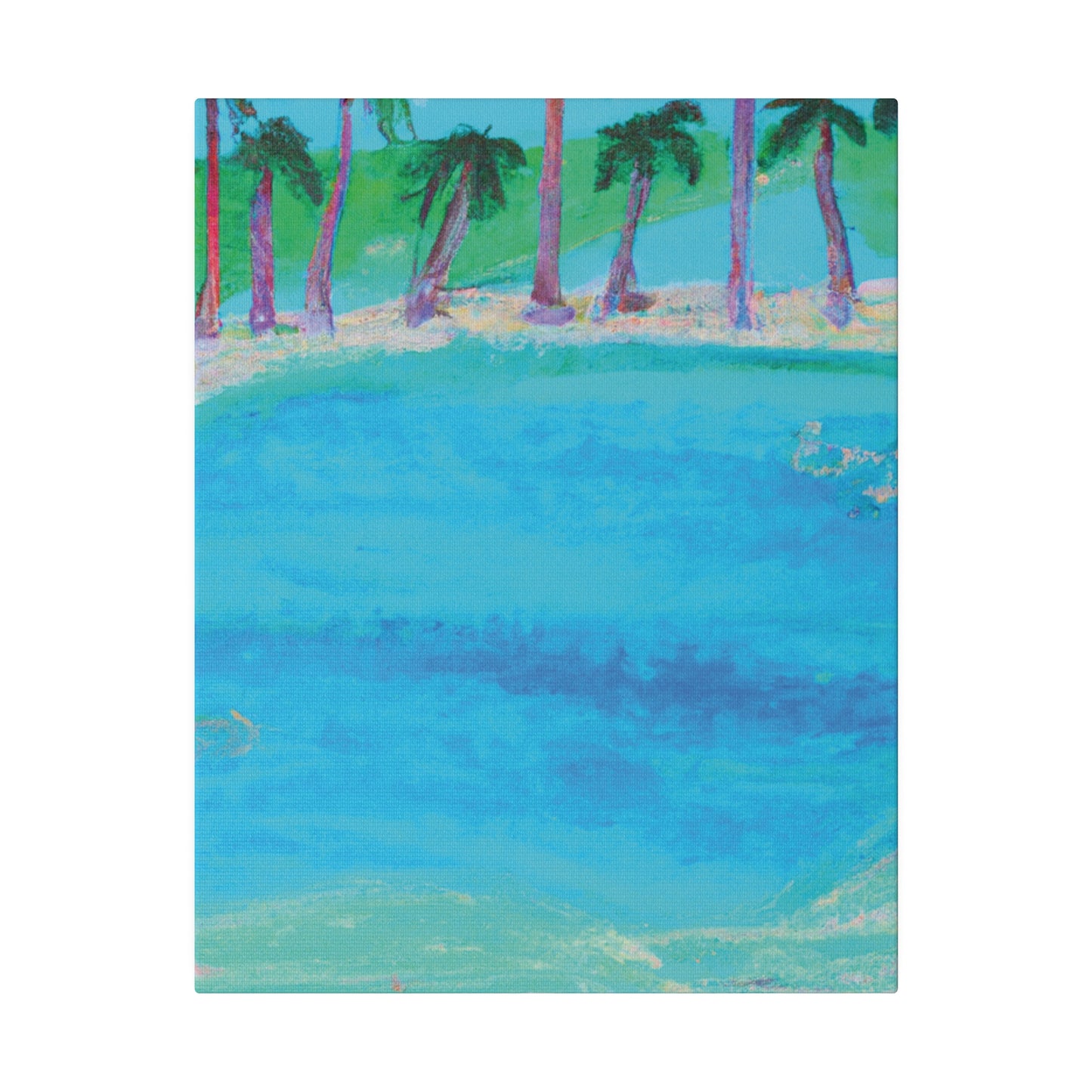 7907S - Bahamas Ocean Painting Print | Bahamas | Ocean | Beach | Poster | Home Decor | Wall Art | Canvas