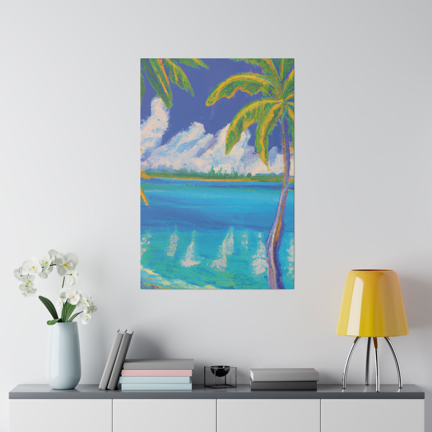 3054I - Bahamas Ocean Painting Print | Bahamas | Ocean | Beach | Poster | Home Decor | Wall Art | Canvas