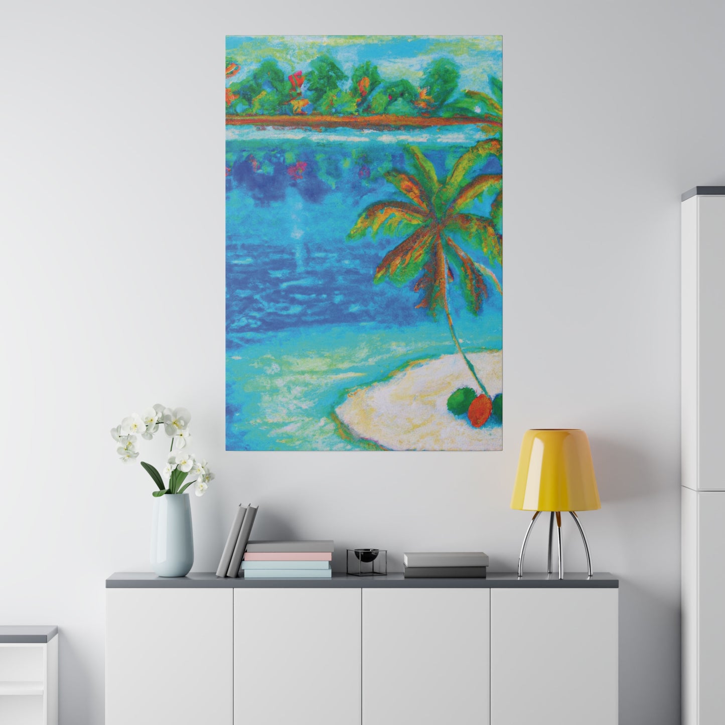 8252T - Bahamas Ocean Painting Print | Bahamas | Ocean | Beach | Poster | Home Decor | Wall Art | Canvas