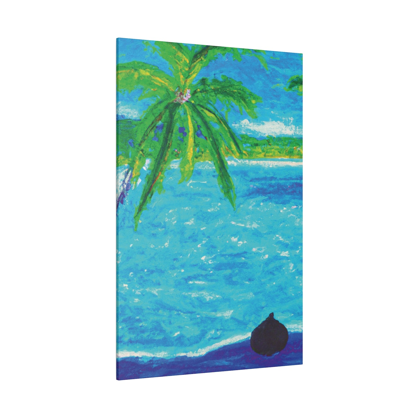 7355H - Bahamas Ocean Painting Print | Bahamas | Ocean | Beach | Poster | Home Decor | Wall Art | Canvas
