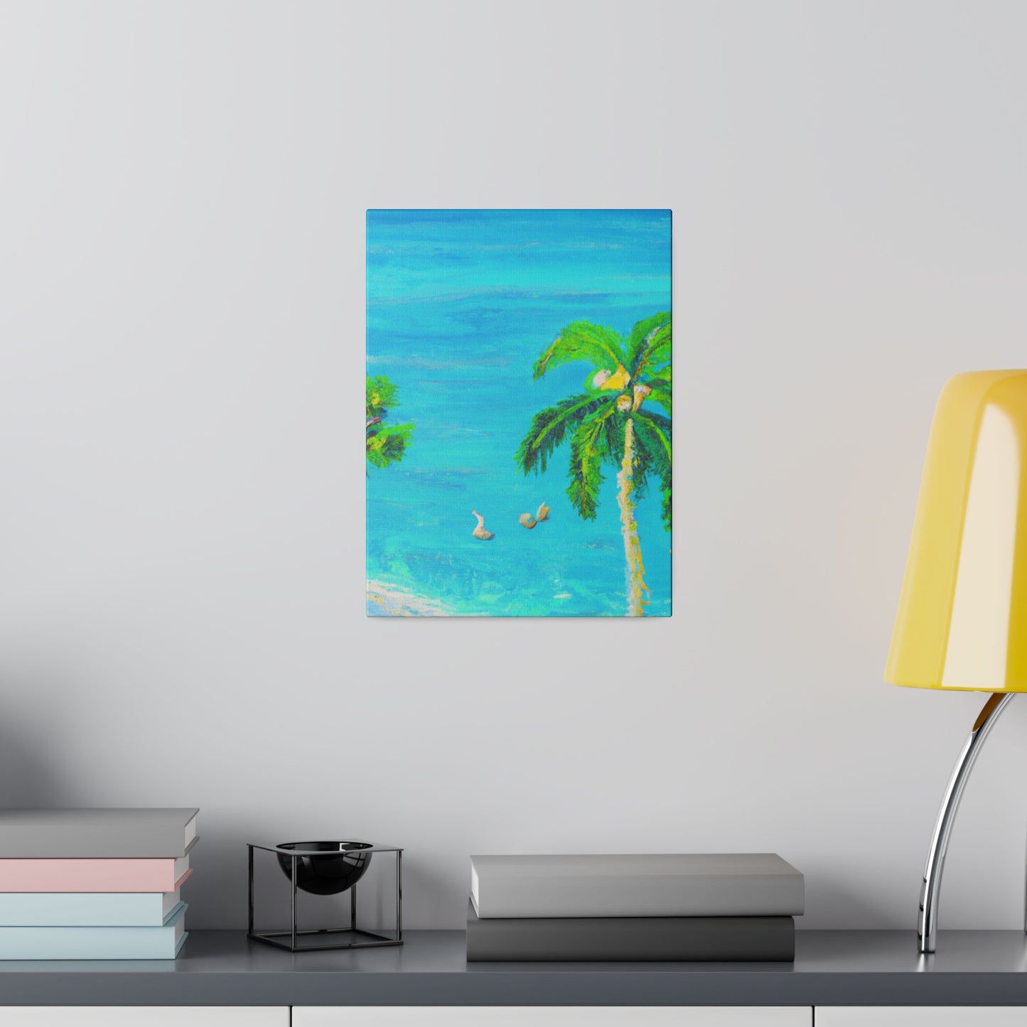 3749J - Bahamas Ocean Painting Print | Bahamas | Ocean | Beach | Poster | Home Decor | Wall Art | Canvas