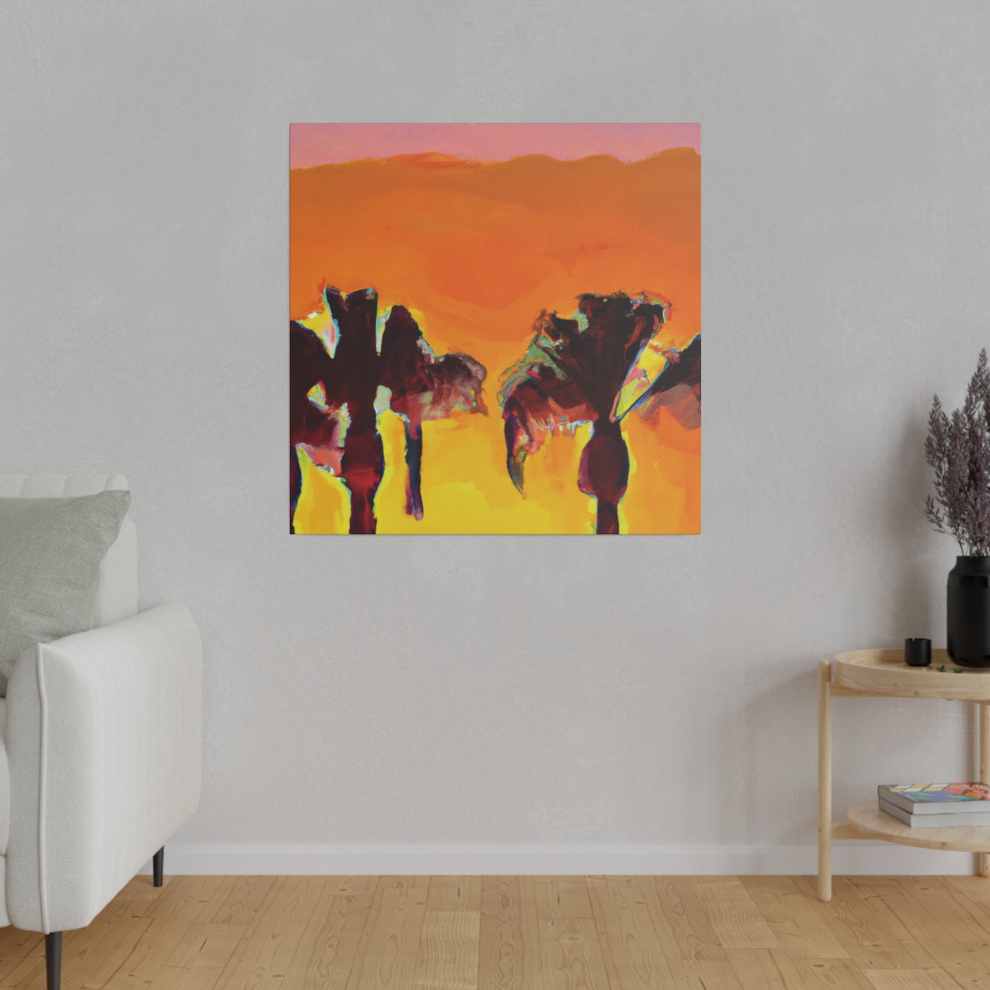 9347V - Miami Beach Sunset Painting Print | Miami | Beach | Sunset | Poster | Home Decor | Wall Art | Canvas