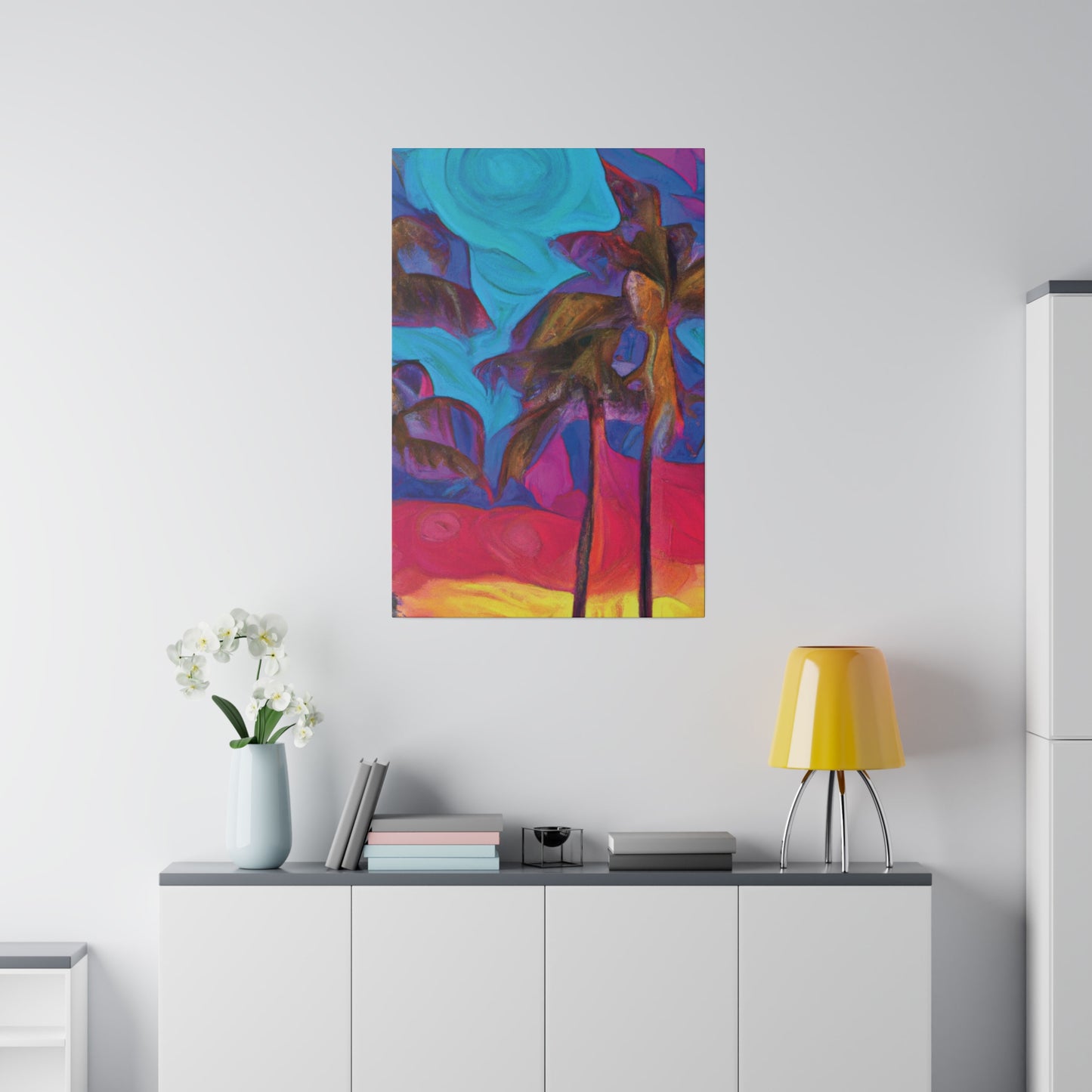 6709Z - Miami Beach Sunset Painting Print | Miami | Beach | Sunset | Poster | Home Decor | Wall Art | Canvas