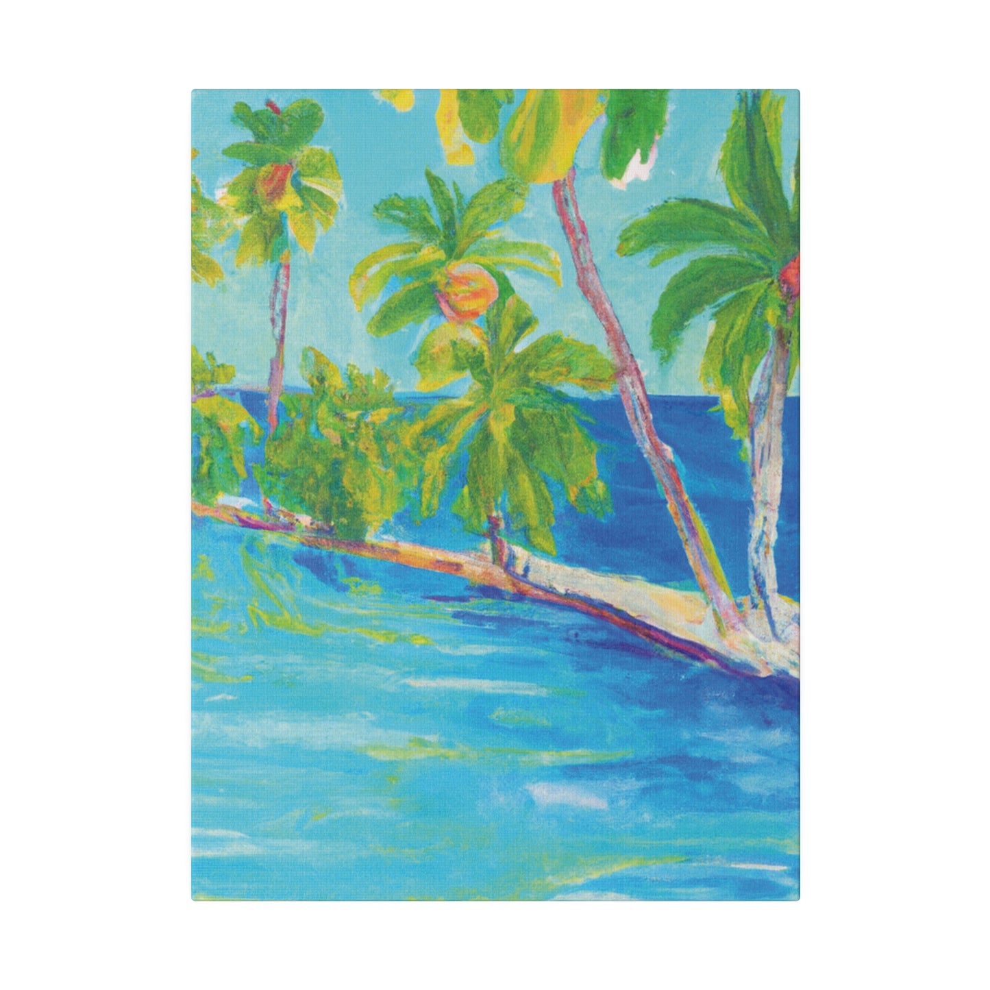 8256Q - Bahamas Ocean Painting Print | Bahamas | Ocean | Beach | Poster | Home Decor | Wall Art | Canvas