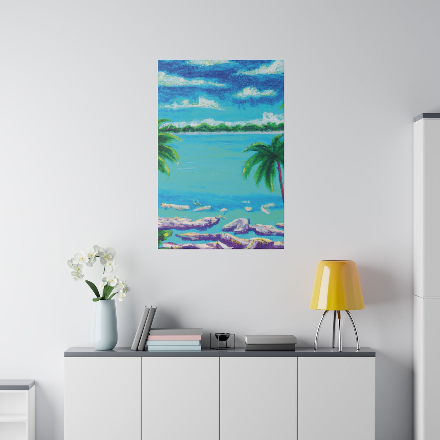 9293Y - Bahamas Ocean Painting Print | Bahamas | Ocean | Beach | Poster | Home Decor | Wall Art | Canvas