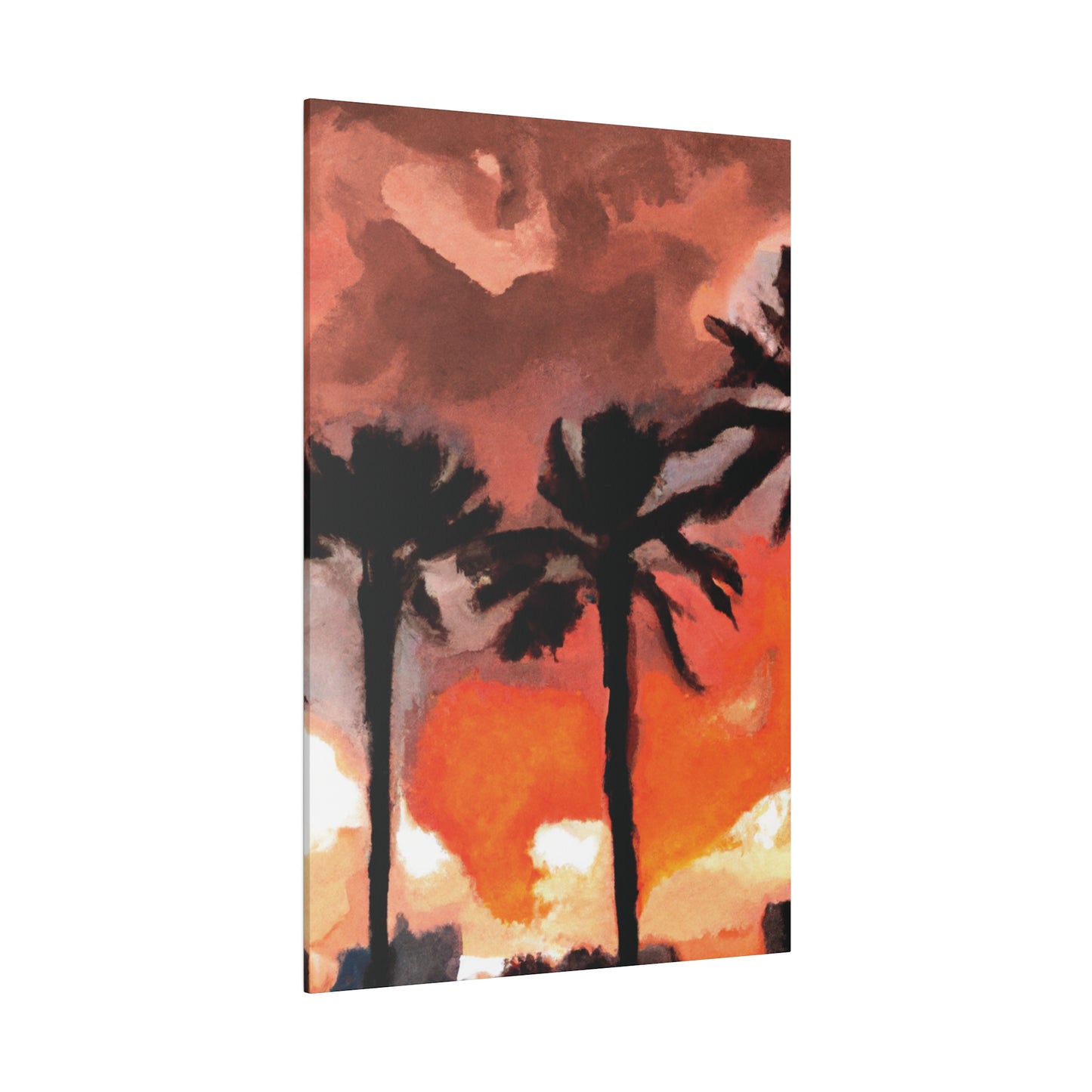 9073X - Miami Beach Sunset Painting Print | Miami | Beach | Sunset | Poster | Home Decor | Wall Art | Canvas