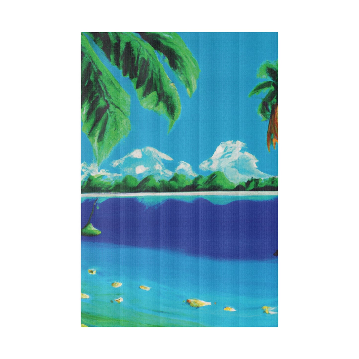 8246P - Bahamas Ocean Painting Print | Bahamas | Ocean | Beach | Poster | Home Decor | Wall Art | Canvas