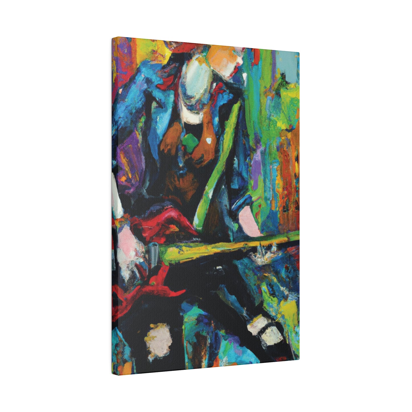 2285H - Rockstar Oil Painting Style Print | Poster | Home Decor | Wall Art | Music Art | Canvas