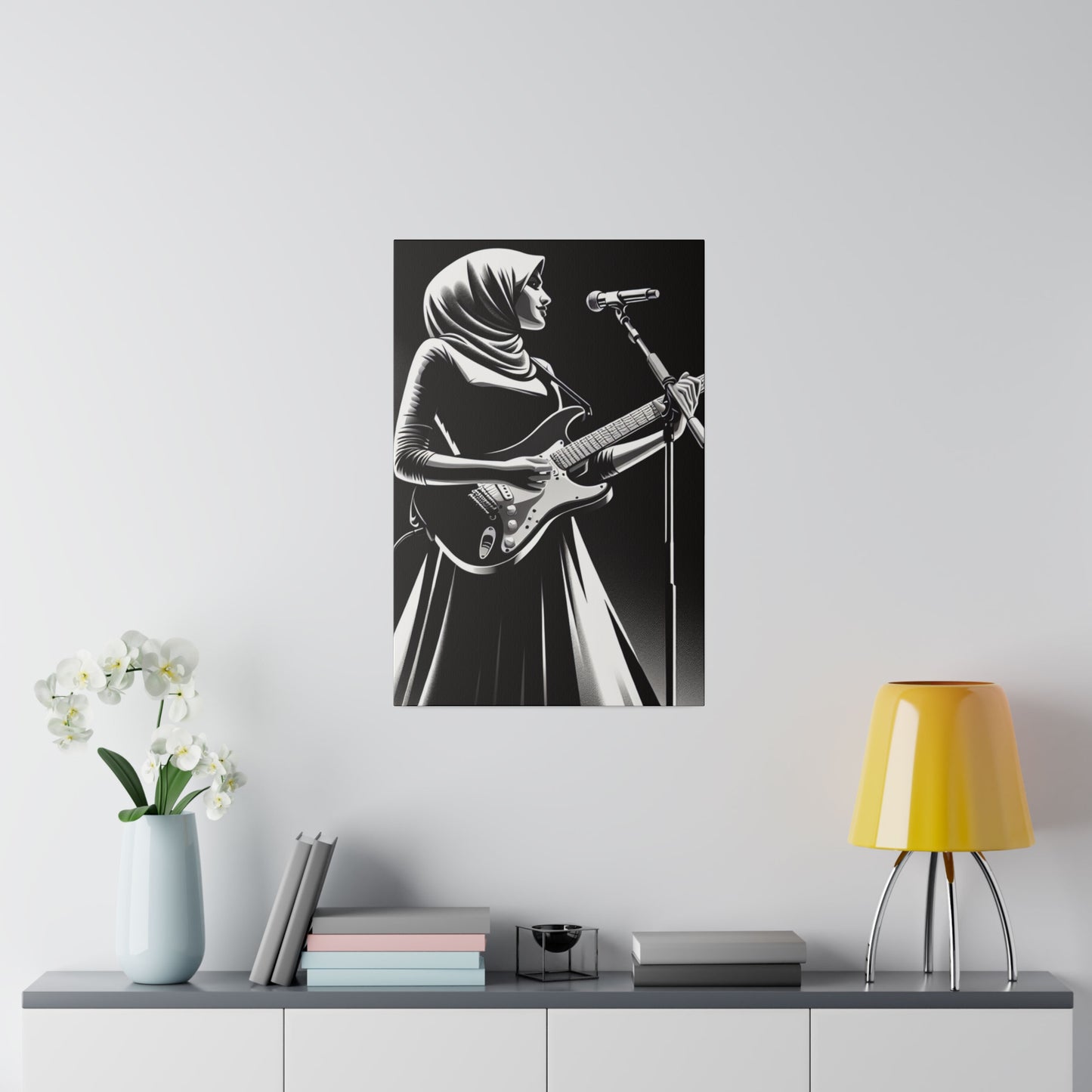 4327S - music art work, rockstar gifts, musician gift ideas, guitar art work, guitar artwork, guitar wall art canvas, playing guitar, decor