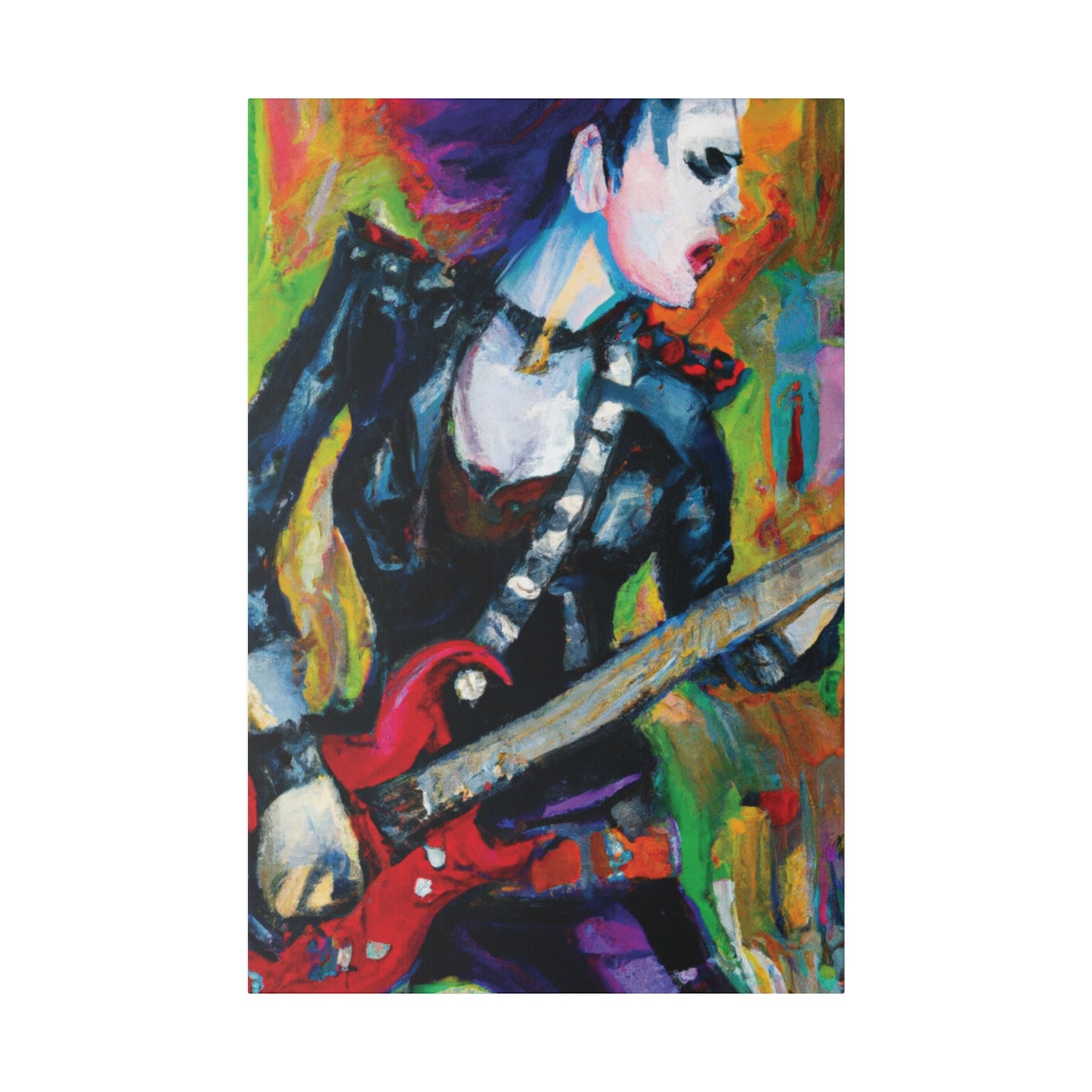 3315A - Rockstar Oil Painting Style Print | Poster | Home Decor | Wall Art | Music Art | Canvas