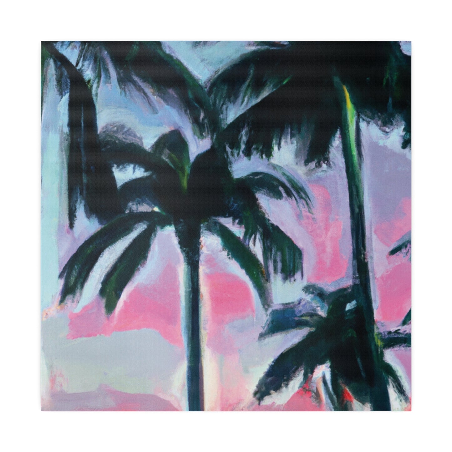 7629F - Miami Beach Sunset Painting Print | Miami | Beach | Sunset | Poster | Home Decor | Wall Art | Canvas