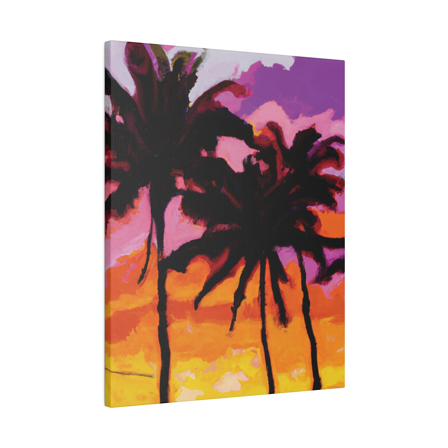 8367T - Miami Beach Sunset Painting Print | Miami | Beach | Sunset | Poster | Home Decor | Wall Art | Canvas