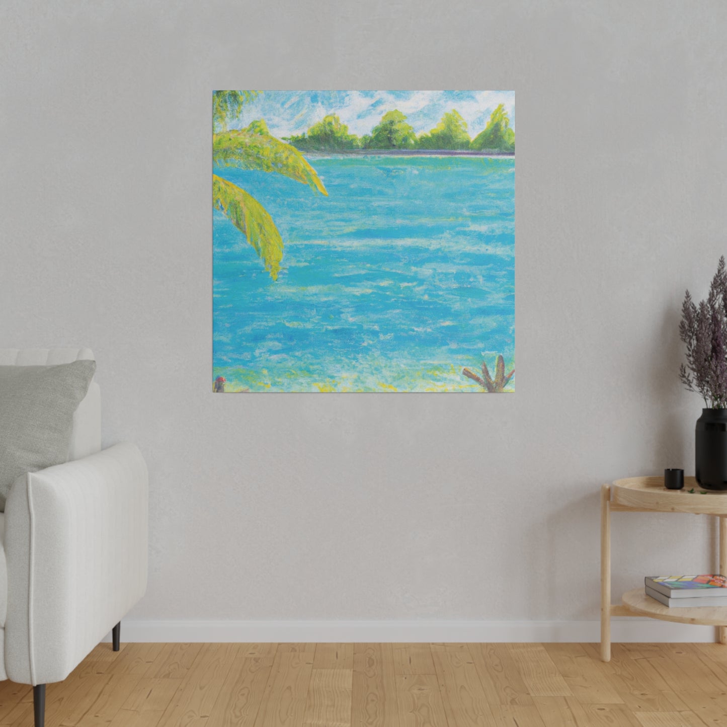 3007D - Bahamas Ocean Painting Print | Bahamas | Ocean | Beach | Poster | Home Decor | Wall Art | Canvas