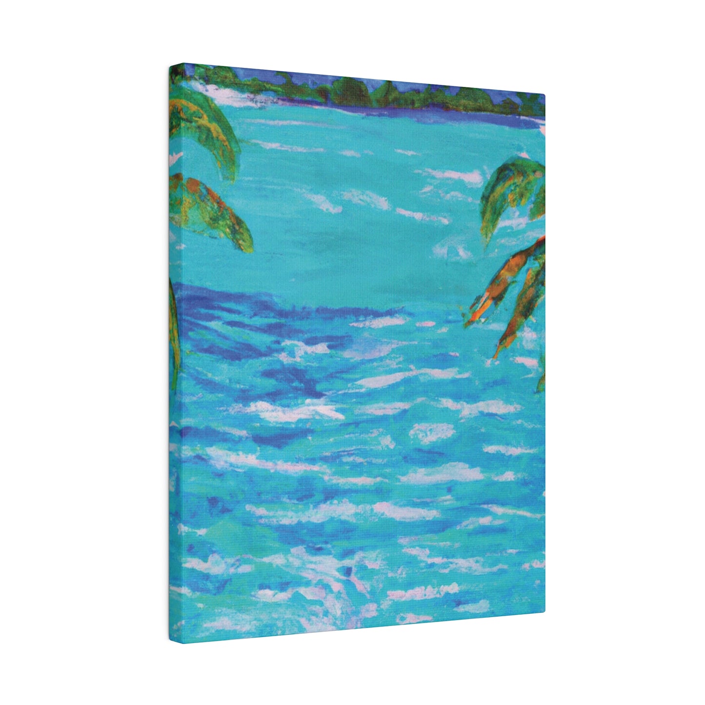 5802L - Bahamas Ocean Painting Print | Bahamas | Ocean | Beach | Poster | Home Decor | Wall Art | Canvas