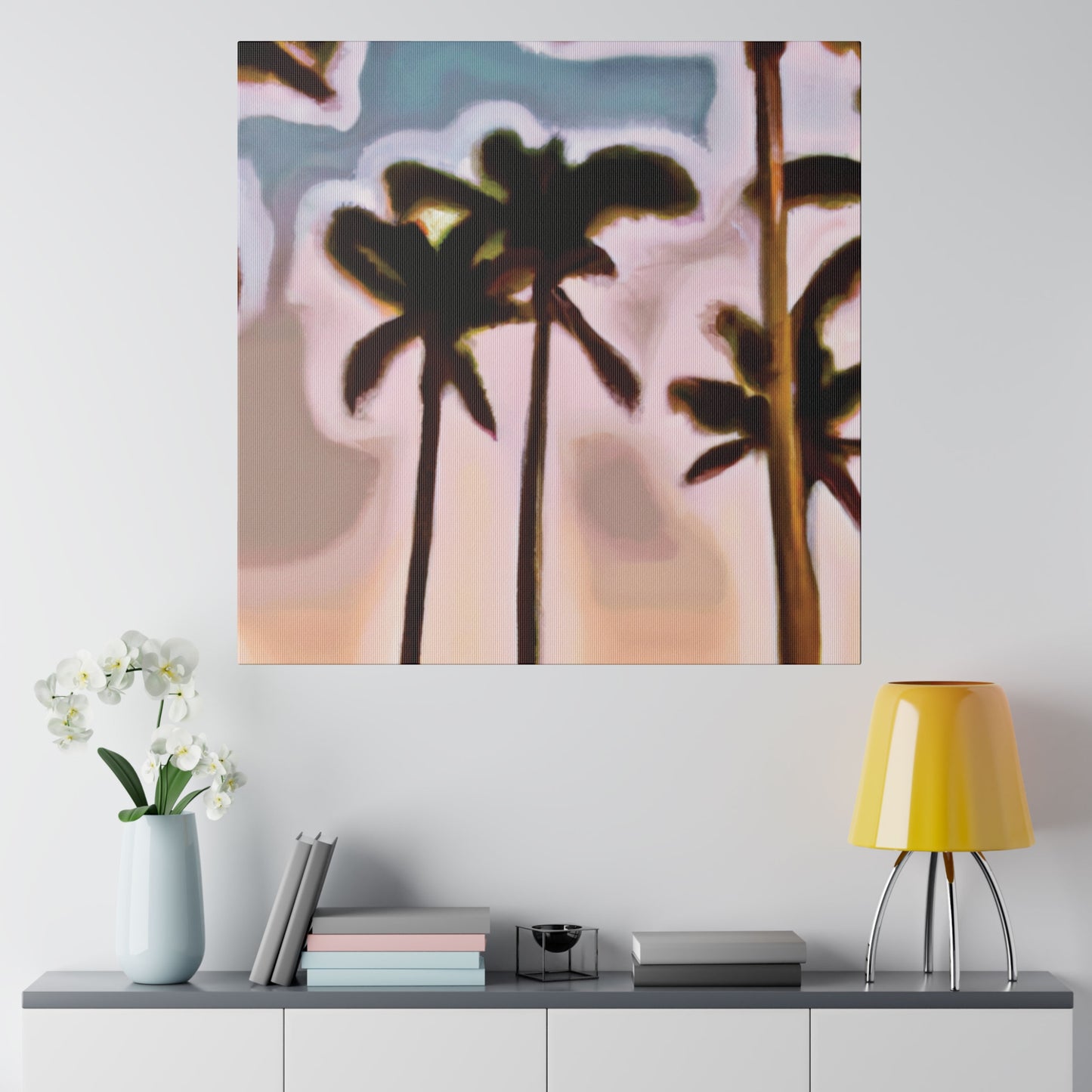 4828Q - Miami Beach Sunset Painting Print | Miami | Beach | Sunset | Poster | Home Decor | Wall Art | Canvas