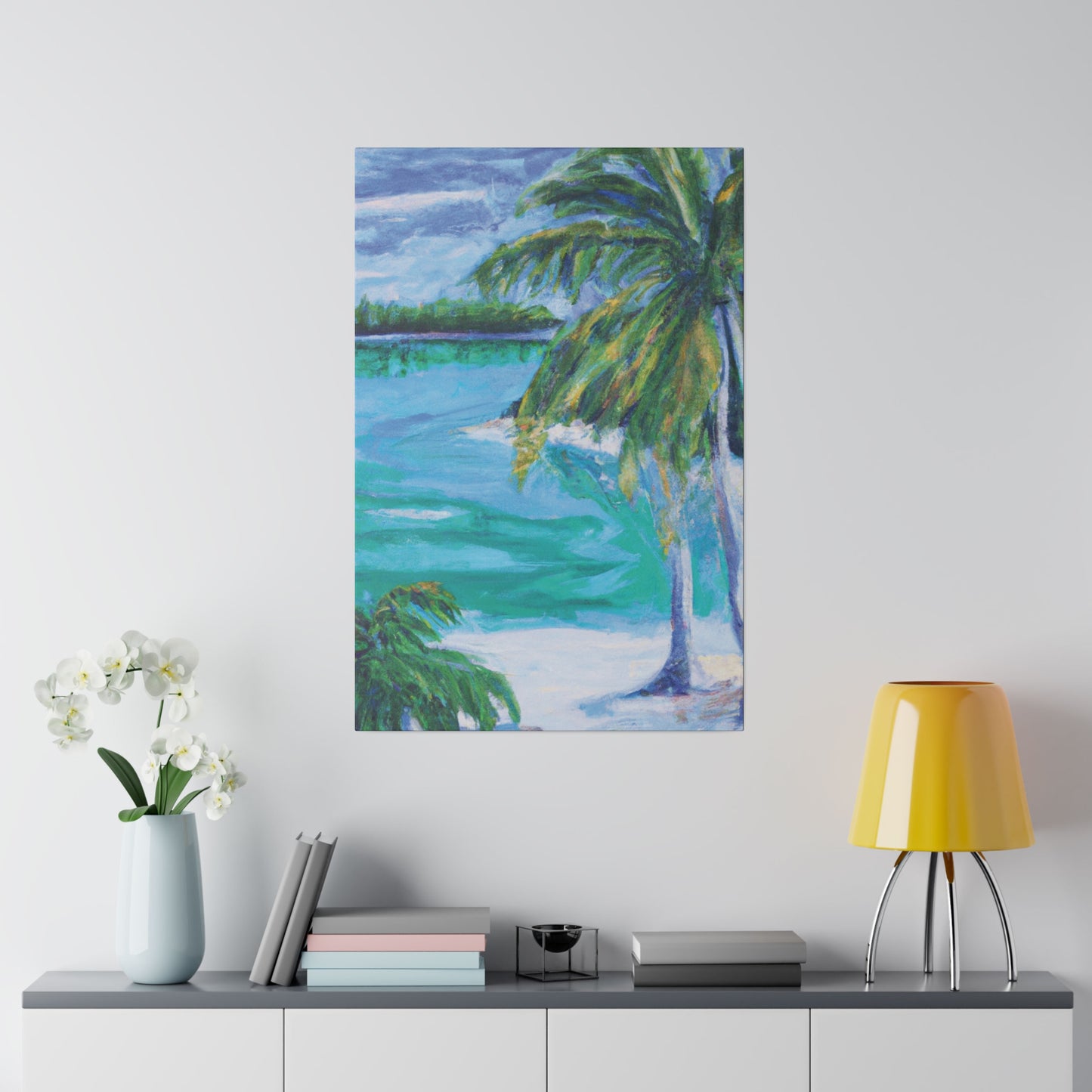 8721Q - Bahamas Ocean Painting Print | Bahamas | Ocean | Beach | Poster | Home Decor | Wall Art | Canvas