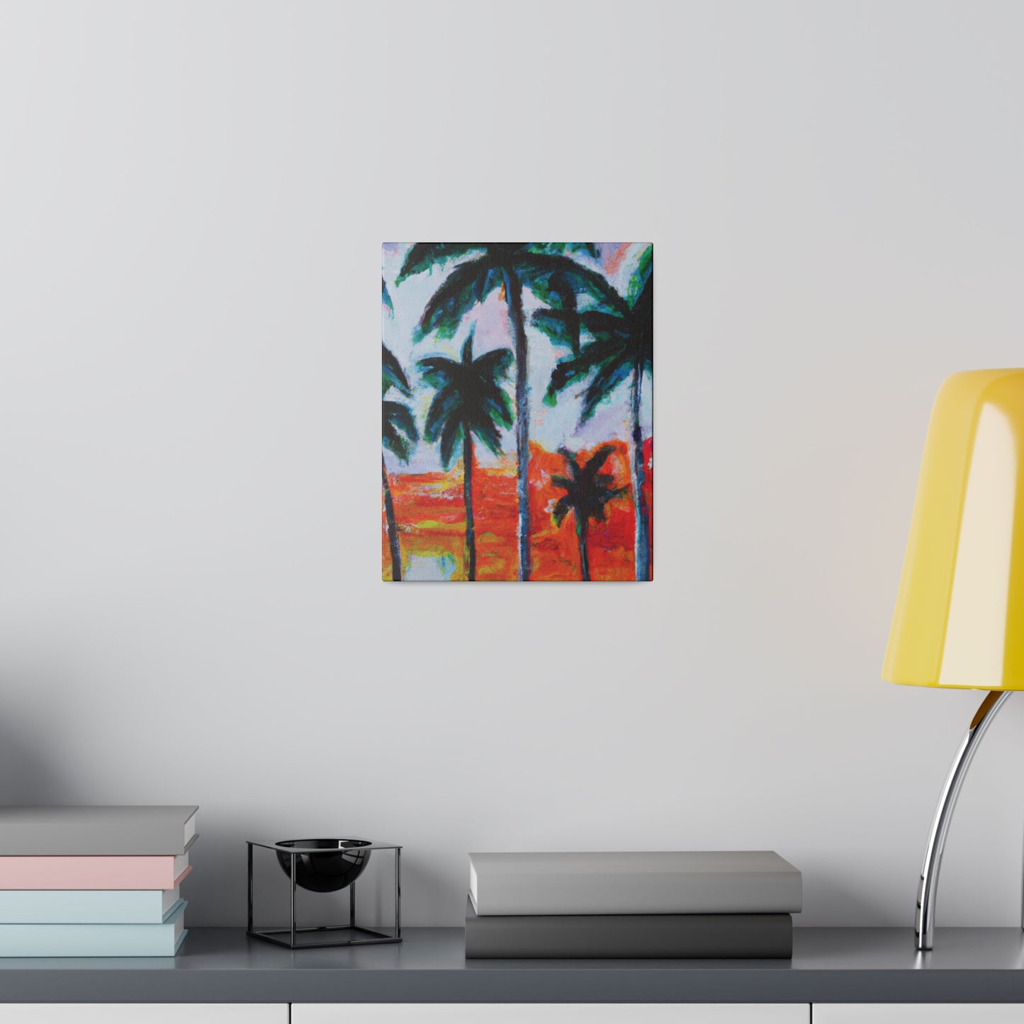 5398G - Miami Beach Sunset Painting Print | Miami | Beach | Sunset | Poster | Home Decor | Wall Art | Canvas