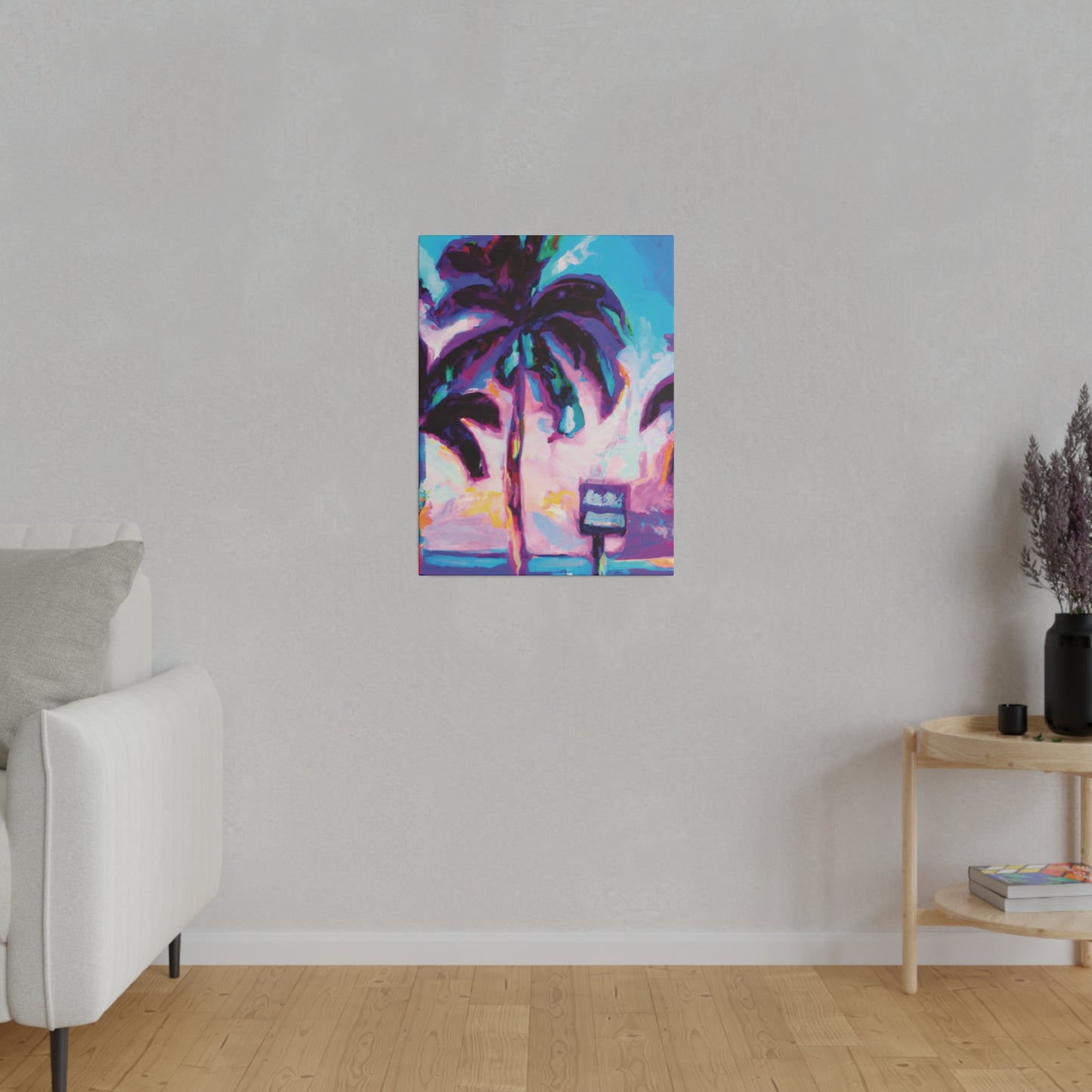 5753H - Miami Beach Sunset Painting Print | Miami | Beach | Sunset | Poster | Home Decor | Wall Art | Canvas