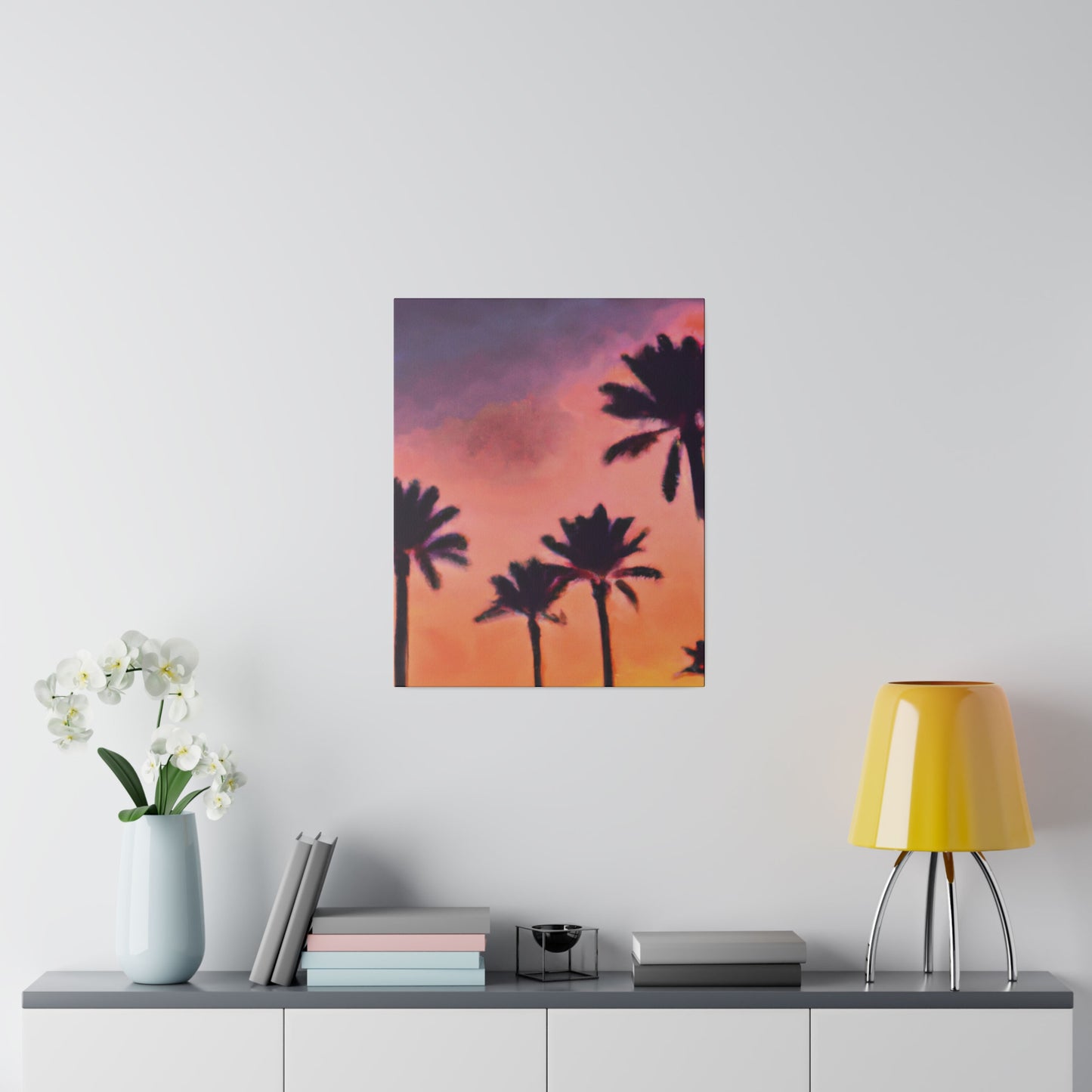 9389U - Miami Beach Sunset Painting Print | Miami | Beach | Sunset | Poster | Home Decor | Wall Art | Canvas