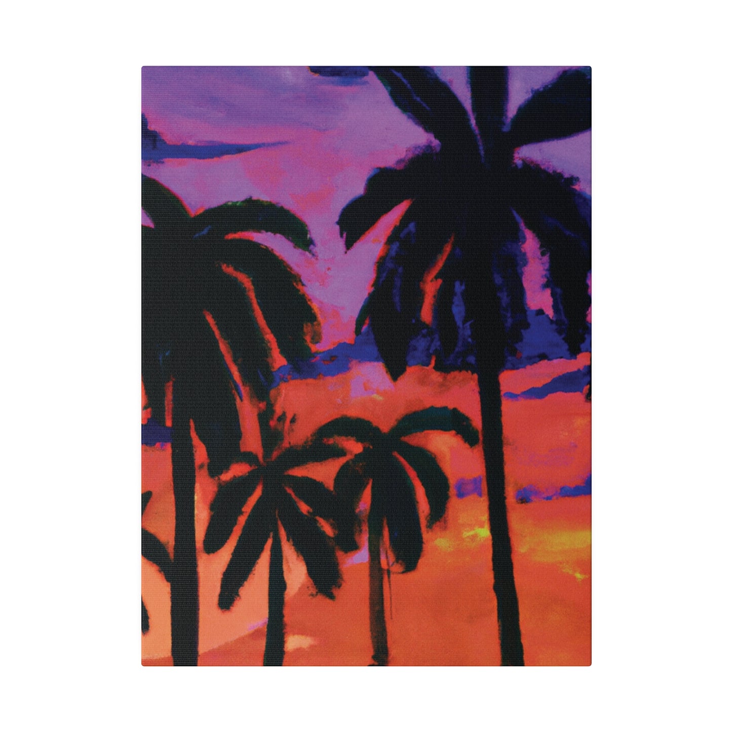 8314G - Miami Beach Sunset Painting Print | Miami | Beach | Sunset | Poster | Home Decor | Wall Art | Canvas