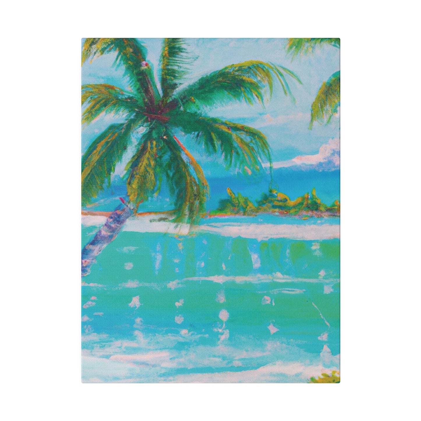 9452K - Bahamas Ocean Painting Print | Bahamas | Ocean | Beach | Poster | Home Decor | Wall Art | Canvas