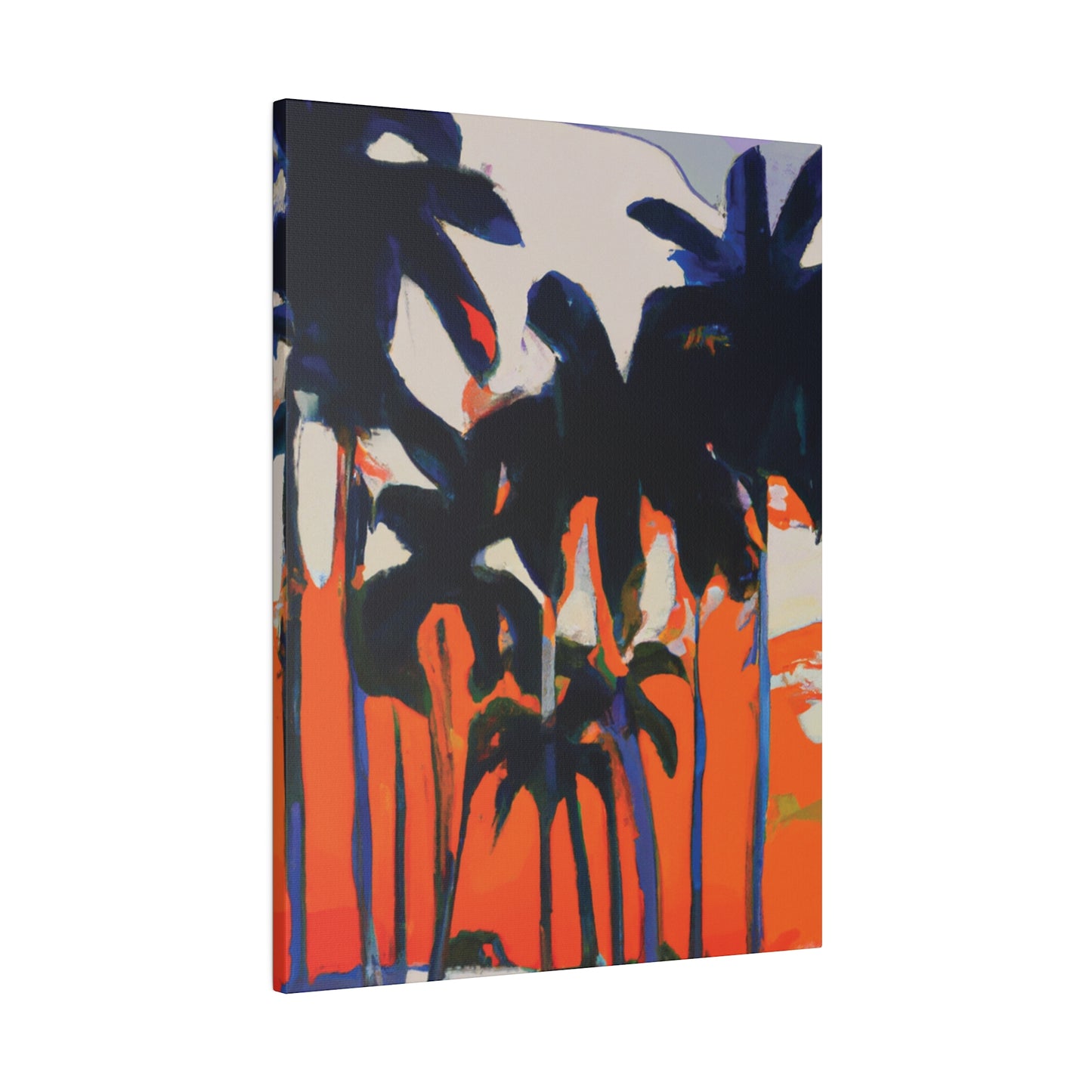 7345M - Miami Beach Sunset Painting Print | Miami | Beach | Sunset | Poster | Home Decor | Wall Art | Canvas