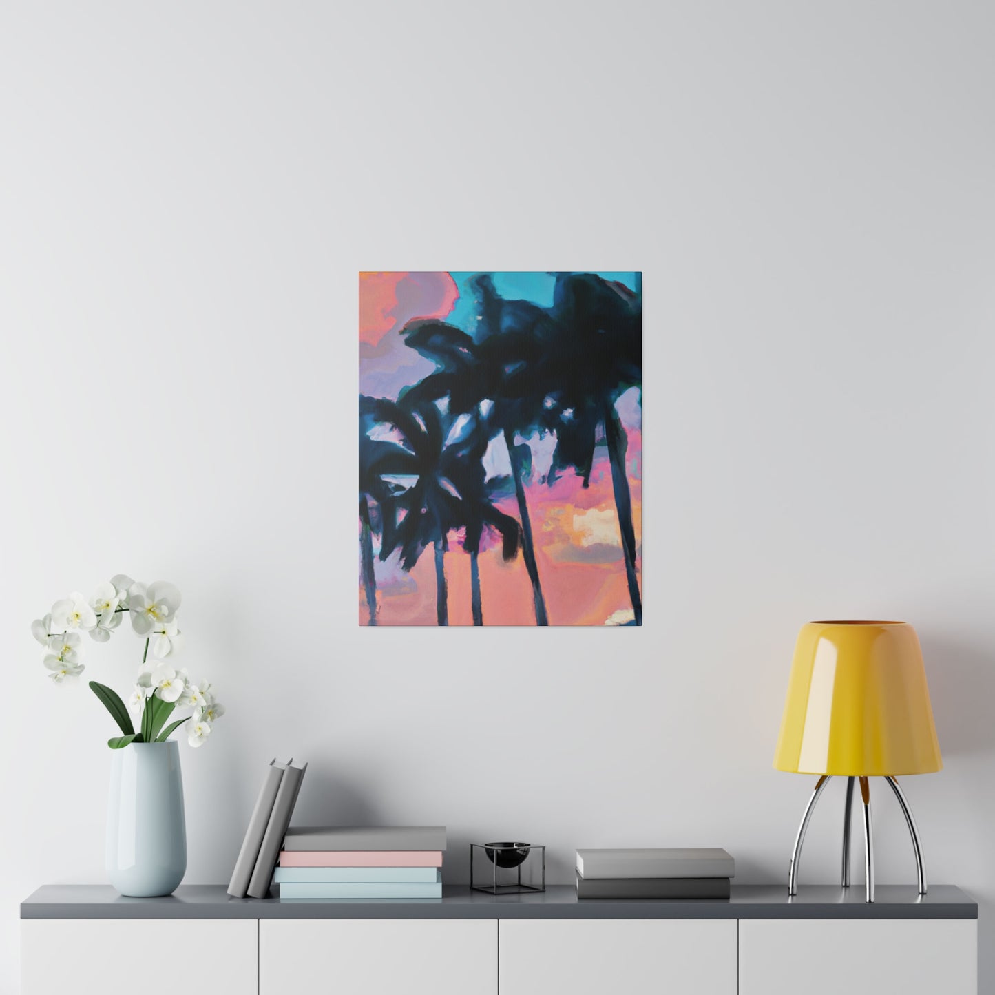 7234X - Miami Beach Sunset Painting Print | Miami | Beach | Sunset | Poster | Home Decor | Wall Art | Canvas