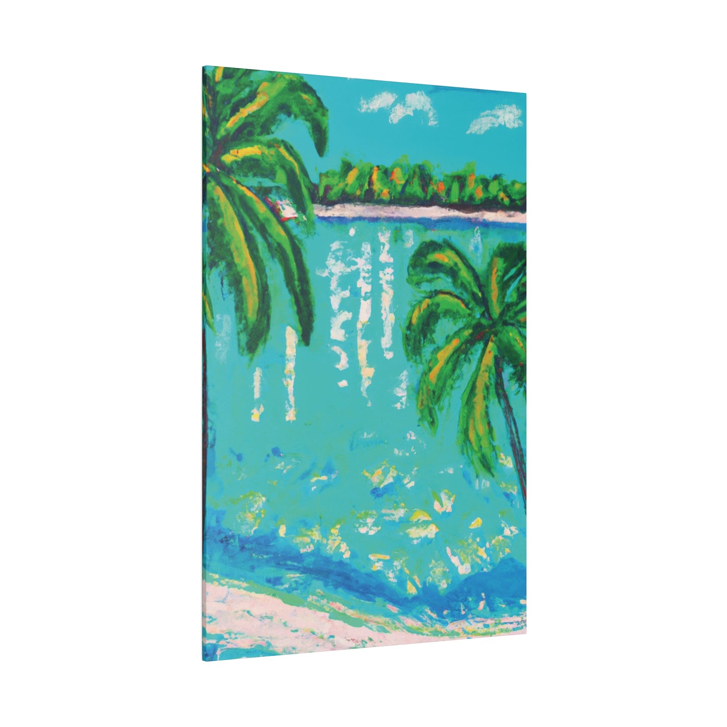 6412Q - Bahamas Ocean Painting Print | Bahamas | Ocean | Beach | Poster | Home Decor | Wall Art | Canvas