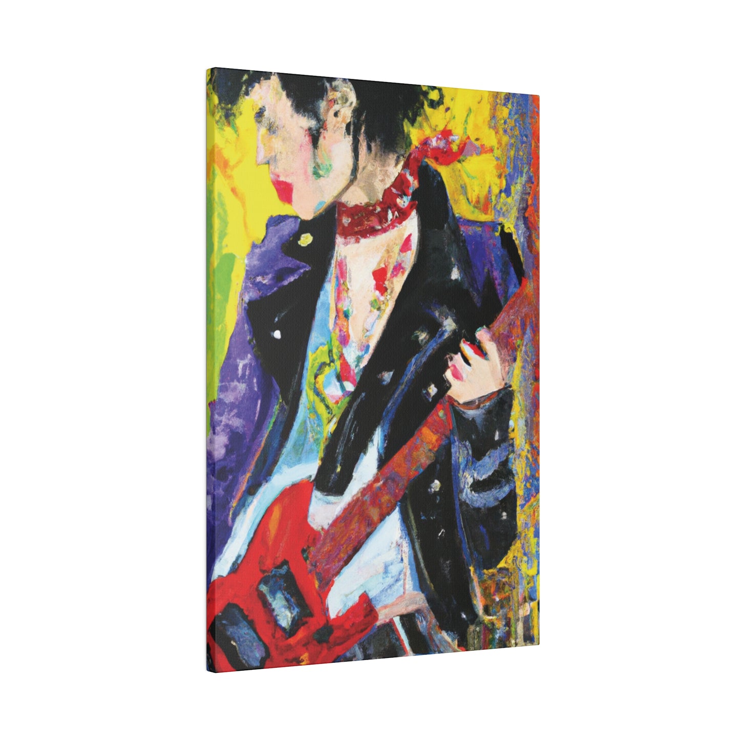 4600X - Rockstar Oil Painting Style Print | Poster | Home Decor | Wall Art | Music Art | Canvas