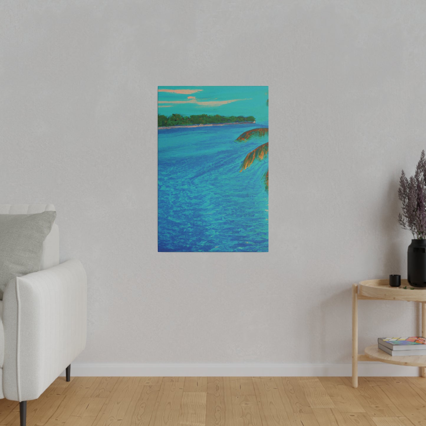 3303Q - Bahamas Ocean Painting Print | Bahamas | Ocean | Beach | Poster | Home Decor | Wall Art | Canvas