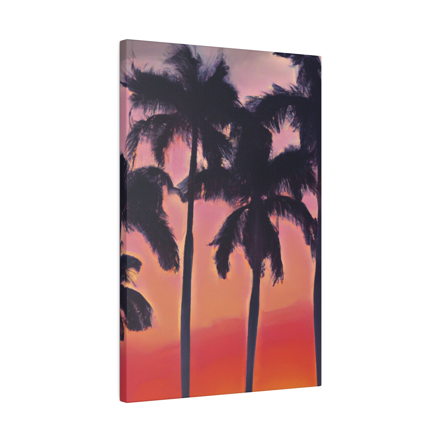 7239V - Miami Beach Sunset Painting Print | Miami | Beach | Sunset | Poster | Home Decor | Wall Art | Canvas