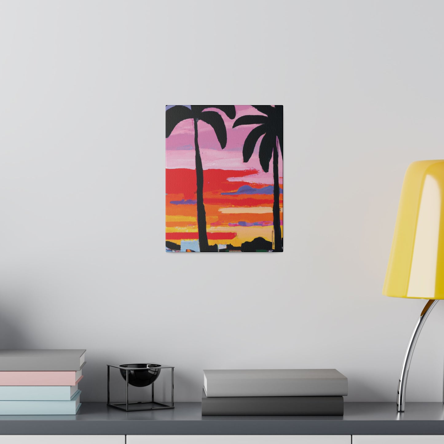 8284X - Miami Beach Sunset Painting Print | Miami | Beach | Sunset | Poster | Home Decor | Wall Art | Canvas