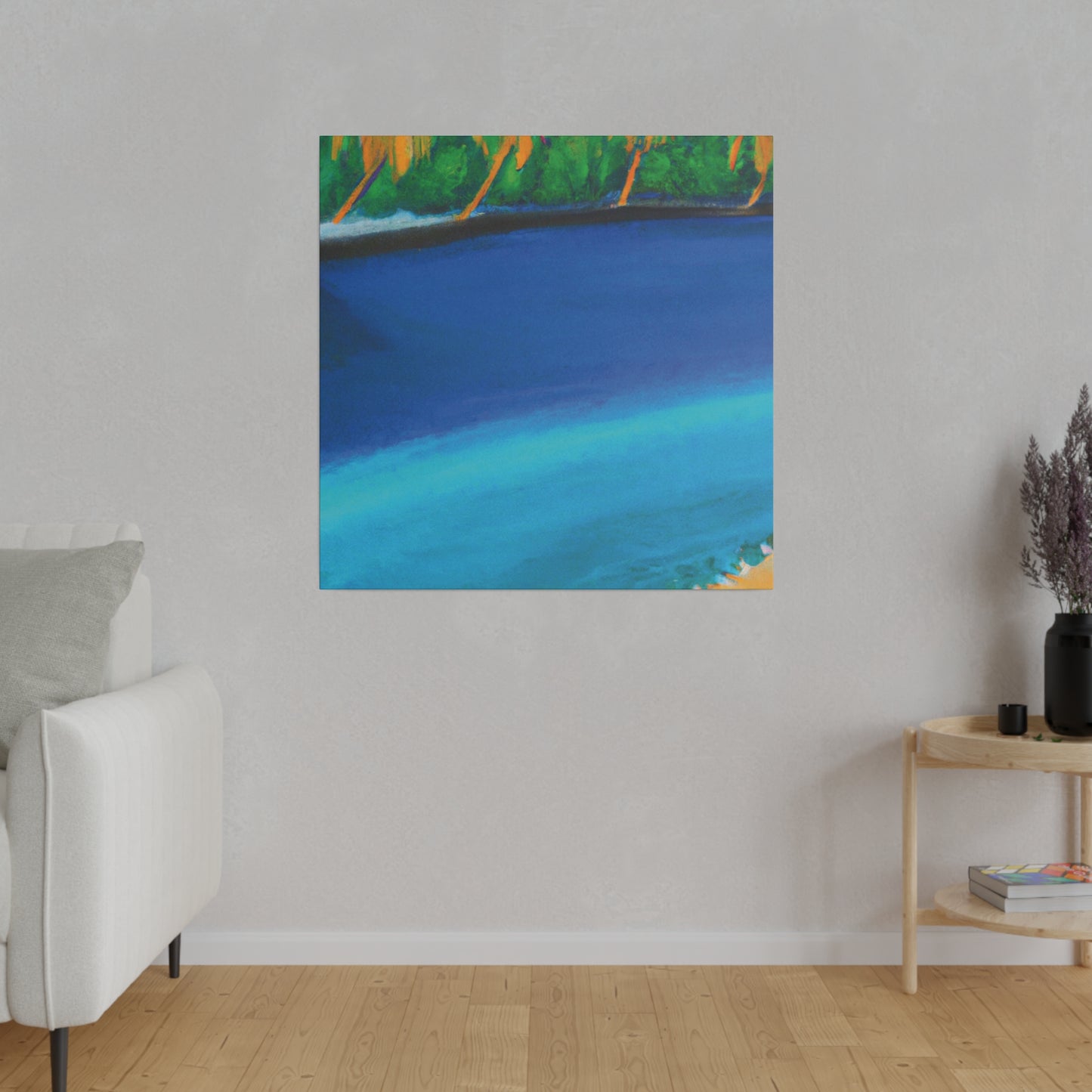 4195T - Bahamas Ocean Painting Print | Bahamas | Ocean | Beach | Poster | Home Decor | Wall Art | Canvas