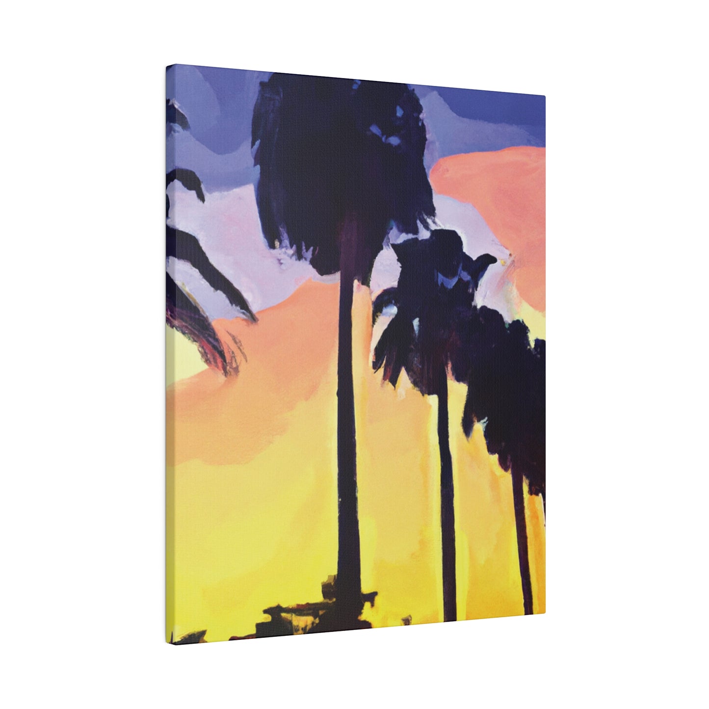 8023Y - Miami Beach Sunset Painting Print | Miami | Beach | Sunset | Poster | Home Decor | Wall Art | Canvas