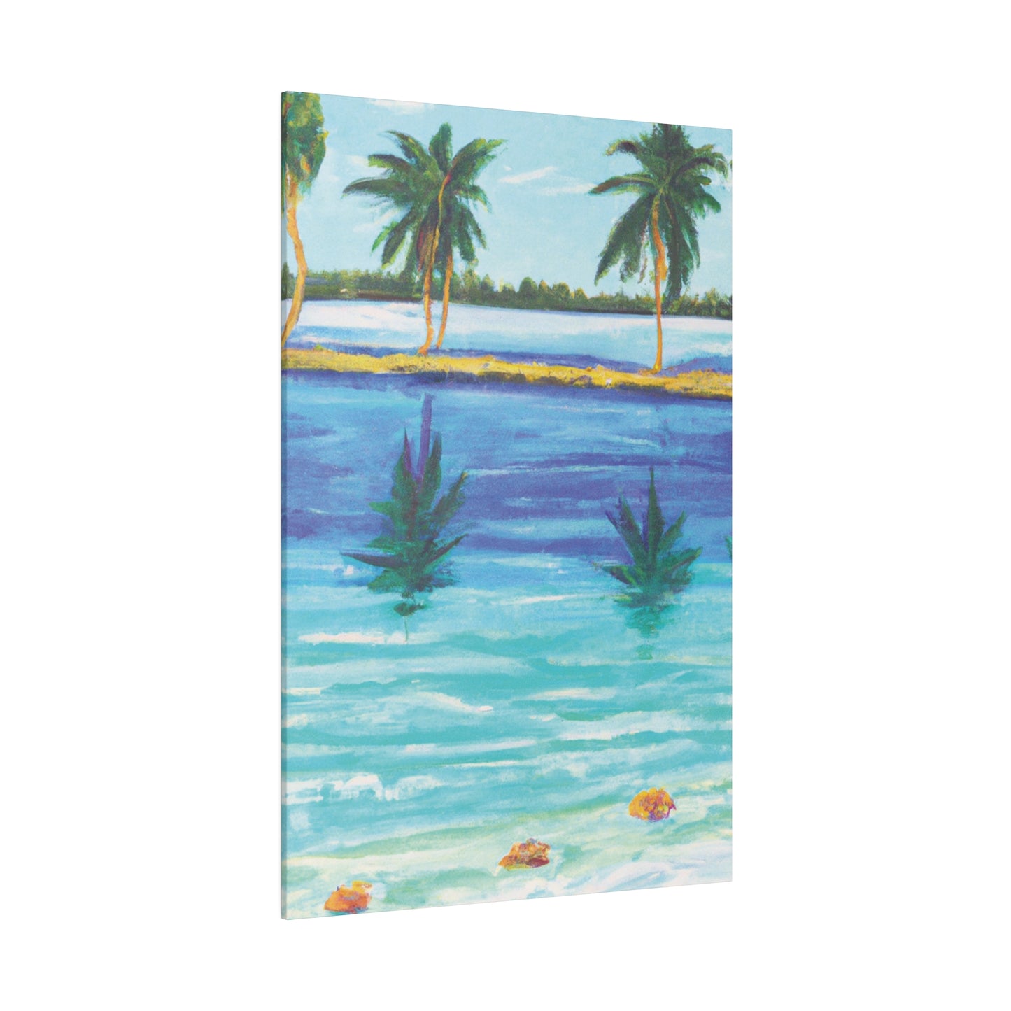 9768P - Bahamas Ocean Painting Print | Bahamas | Ocean | Beach | Poster | Home Decor | Wall Art | Canvas