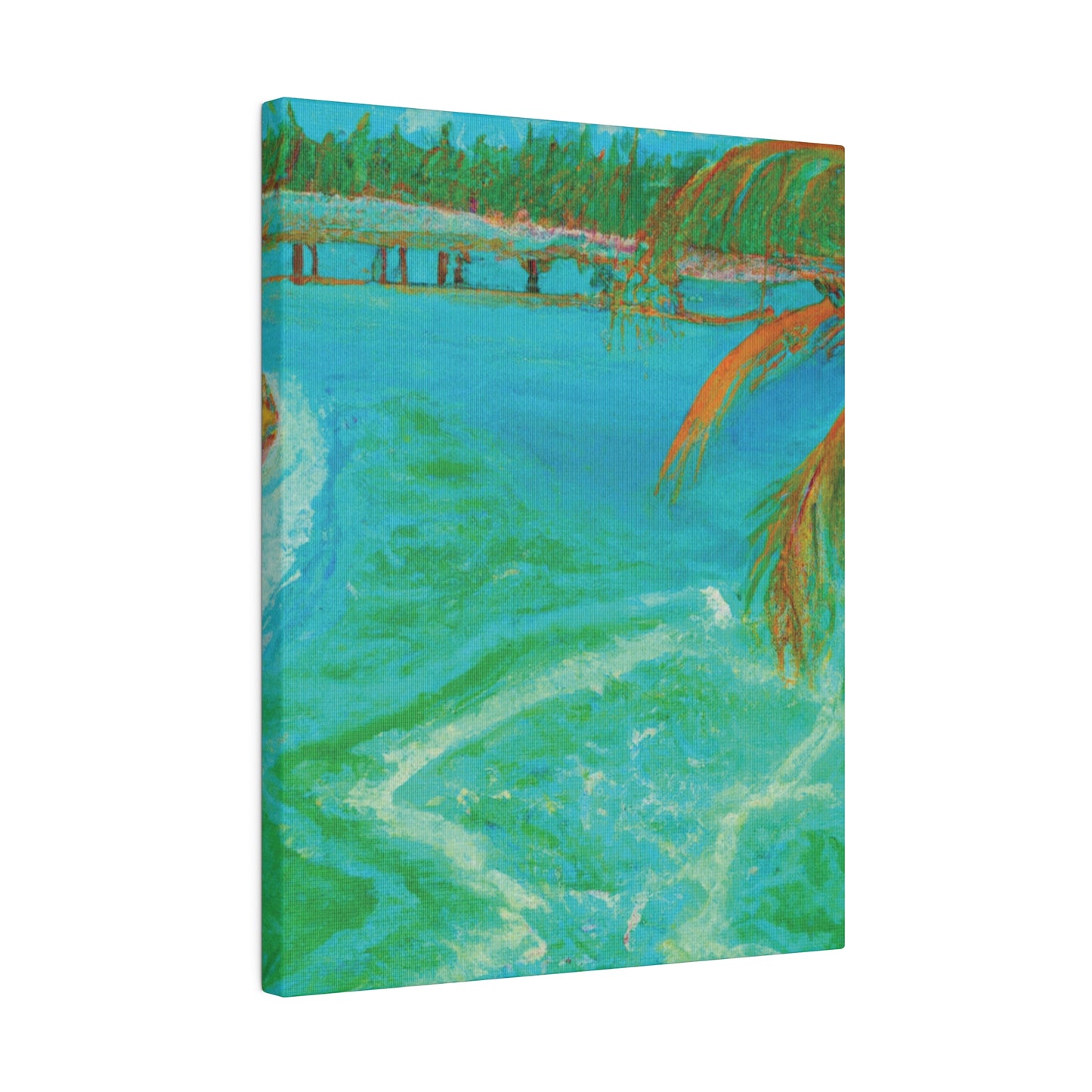 8864B - Bahamas Ocean Painting Print | Bahamas | Ocean | Beach | Poster | Home Decor | Wall Art | Canvas