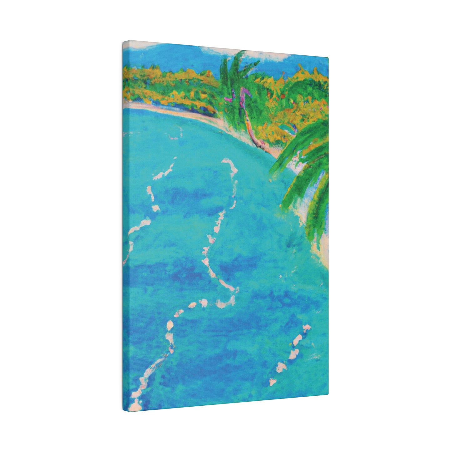 6605P - Bahamas Ocean Painting Print | Bahamas | Ocean | Beach | Poster | Home Decor | Wall Art | Canvas