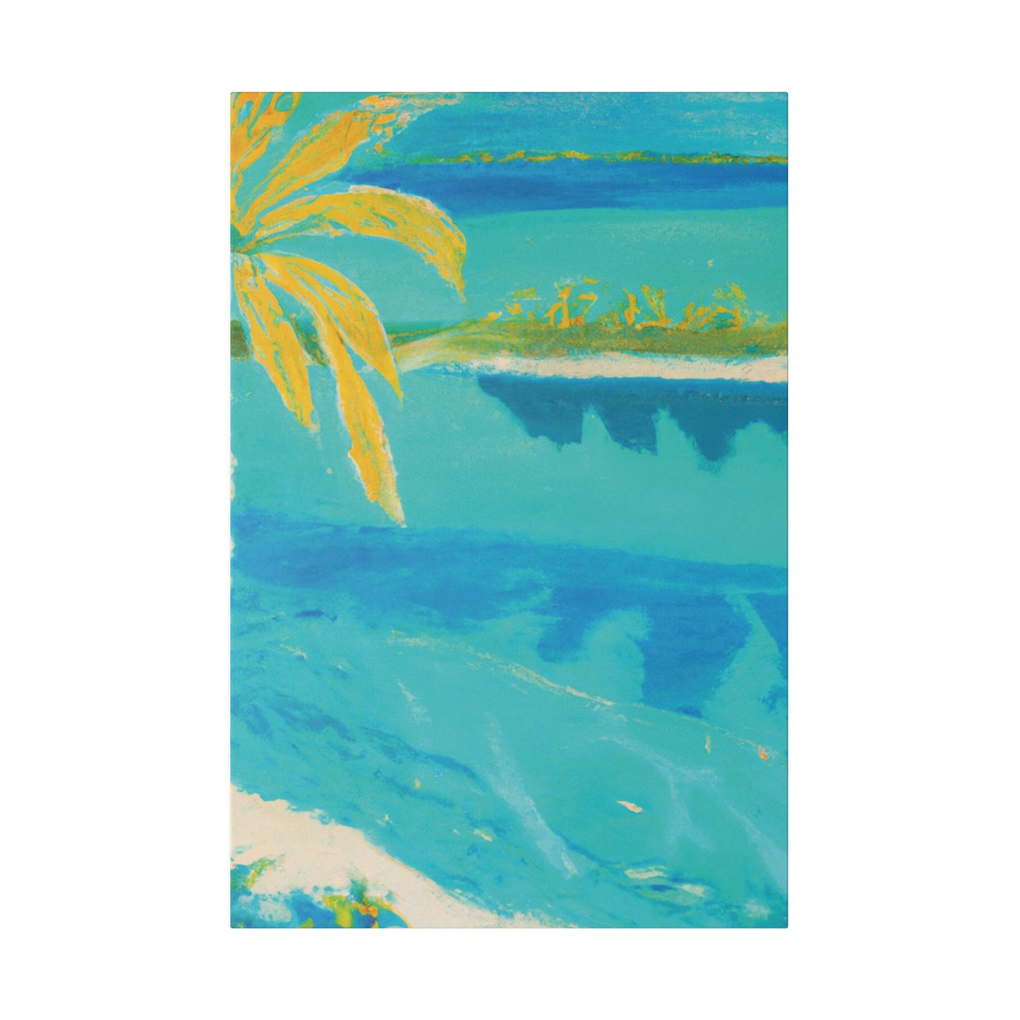 9110Q - Bahamas Ocean Painting Print | Bahamas | Ocean | Beach | Poster | Home Decor | Wall Art | Canvas