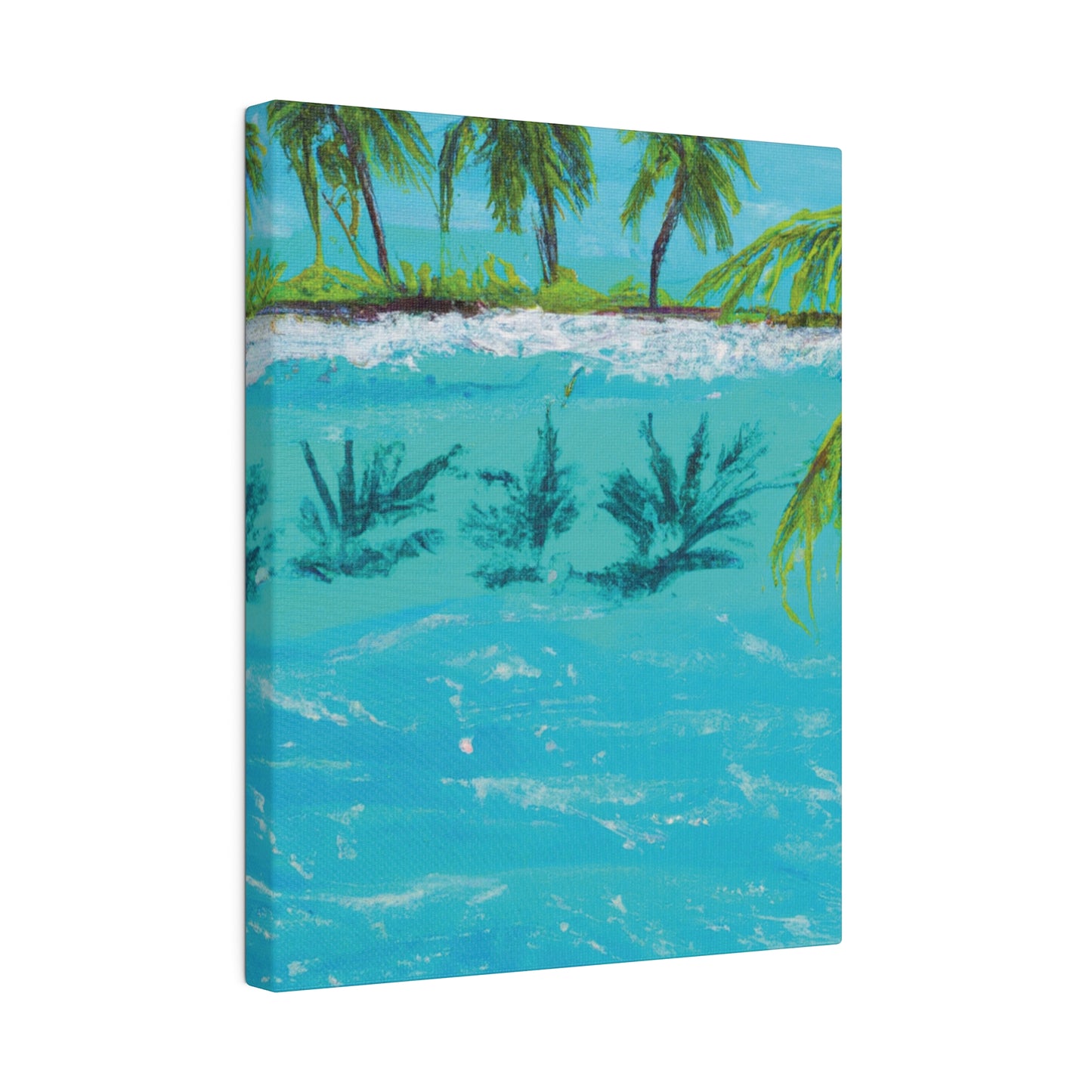8321K - Bahamas Ocean Painting Print | Bahamas | Ocean | Beach | Poster | Home Decor | Wall Art | Canvas