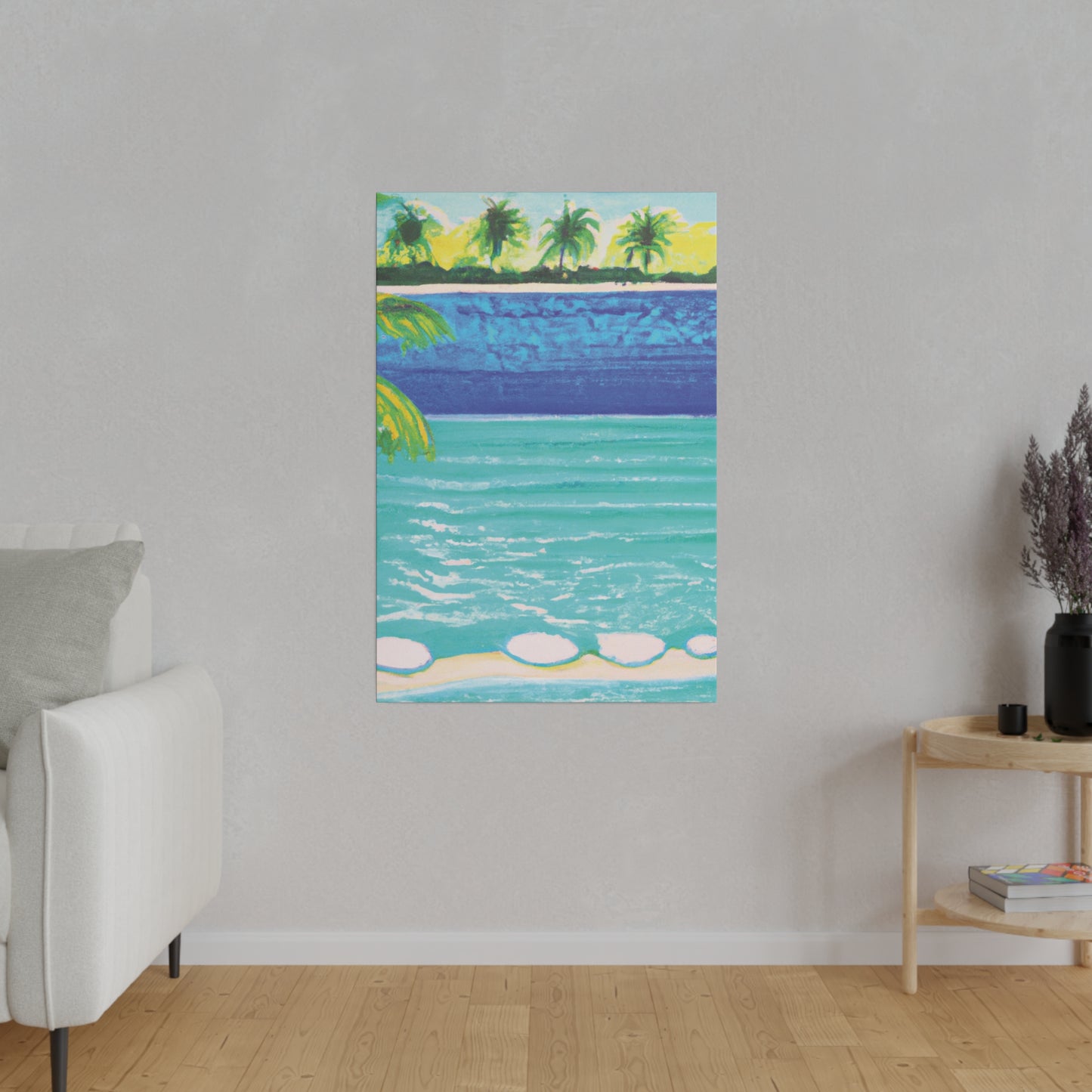 4234Z - Bahamas Ocean Painting Print | Bahamas | Ocean | Beach | Poster | Home Decor | Wall Art | Canvas