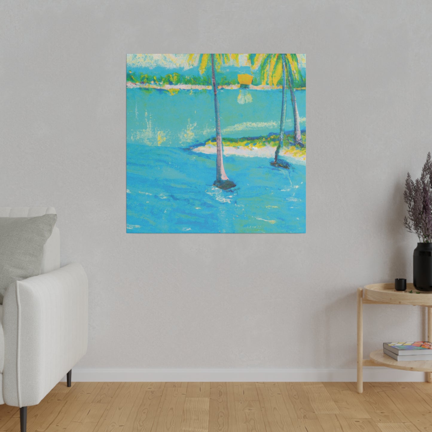9652X - Bahamas Ocean Painting Print | Bahamas | Ocean | Beach | Poster | Home Decor | Wall Art | Canvas