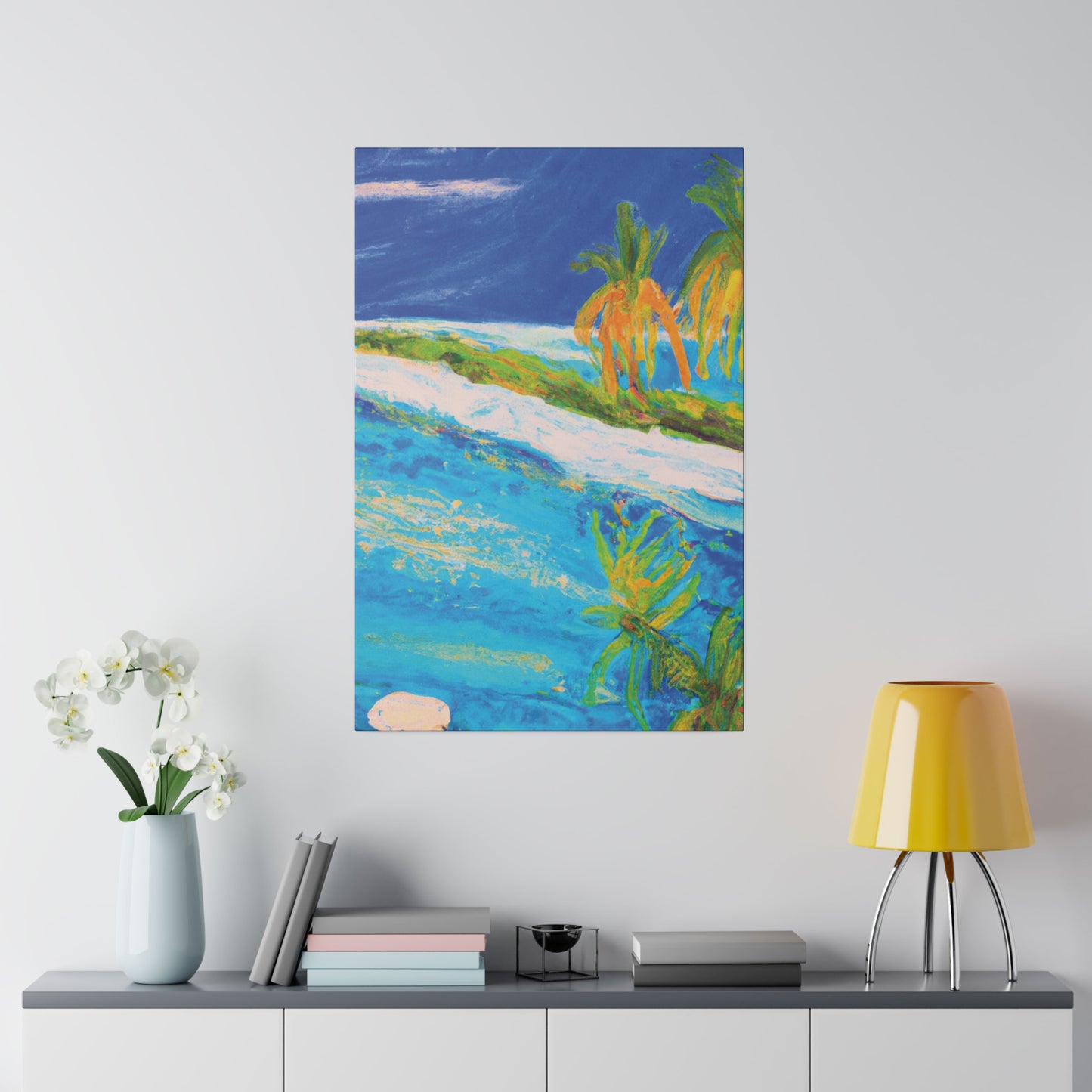 7697G - Bahamas Ocean Painting Print | Bahamas | Ocean | Beach | Poster | Home Decor | Wall Art | Canvas