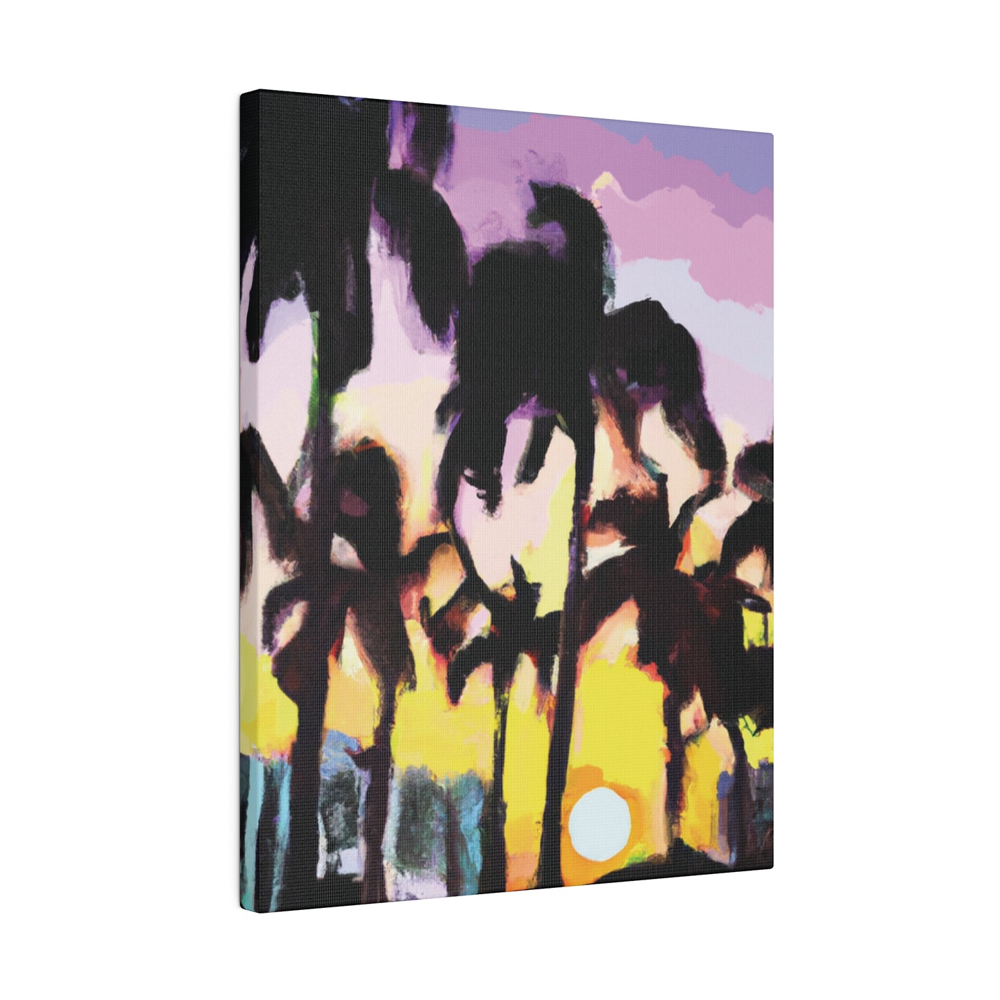 5231Y - Miami Beach Sunset Painting Print | Miami | Beach | Sunset | Poster | Home Decor | Wall Art | Canvas