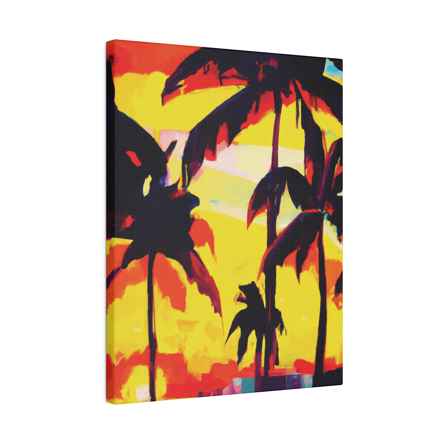 7643G - Miami Beach Sunset Painting Print | Miami | Beach | Sunset | Poster | Home Decor | Wall Art | Canvas