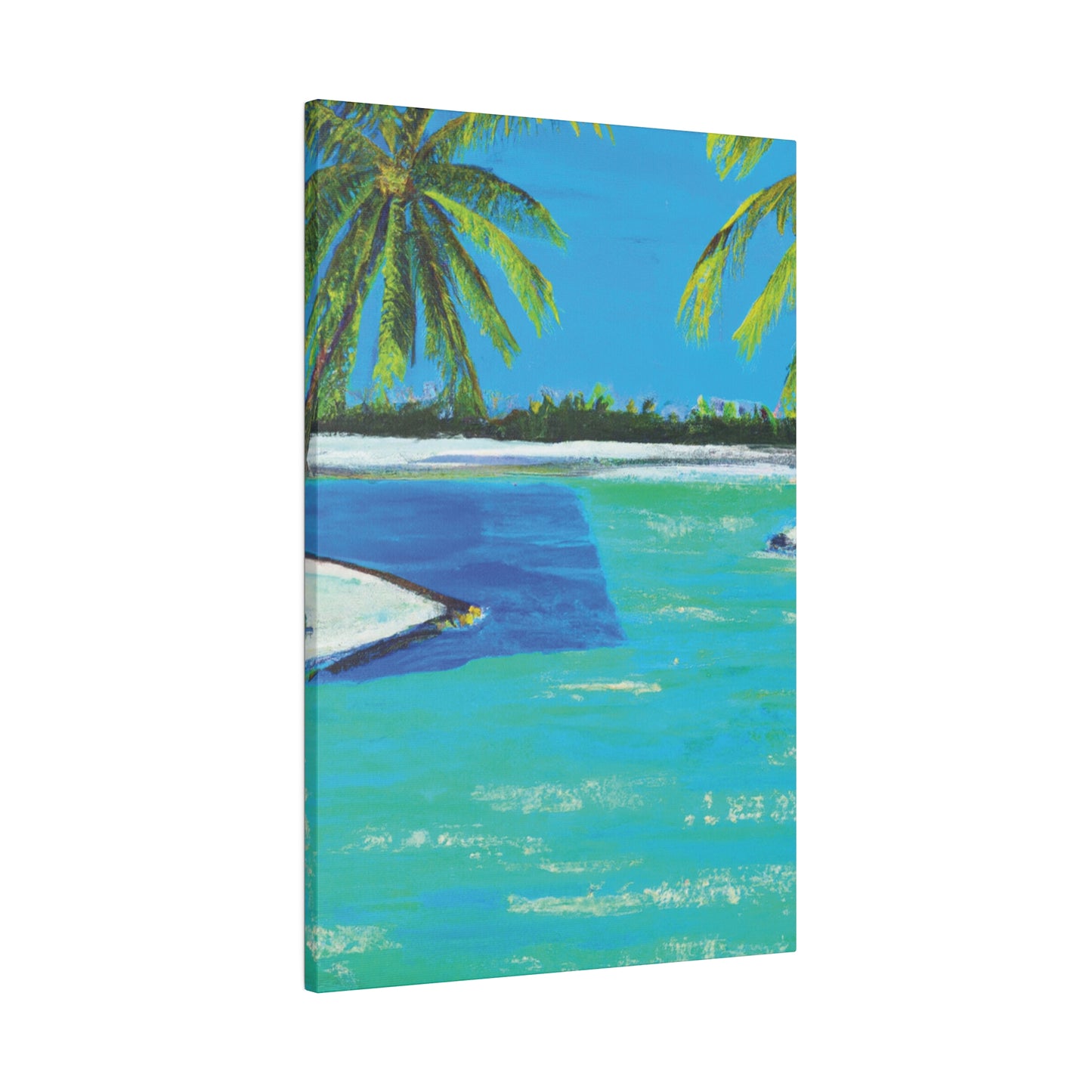 9761V - Bahamas Ocean Painting Print | Bahamas | Ocean | Beach | Poster | Home Decor | Wall Art | Canvas