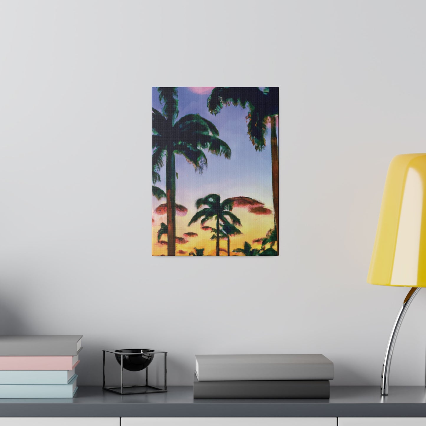 5202J - Miami Beach Sunset Painting Print | Miami | Beach | Sunset | Poster | Home Decor | Wall Art | Canvas