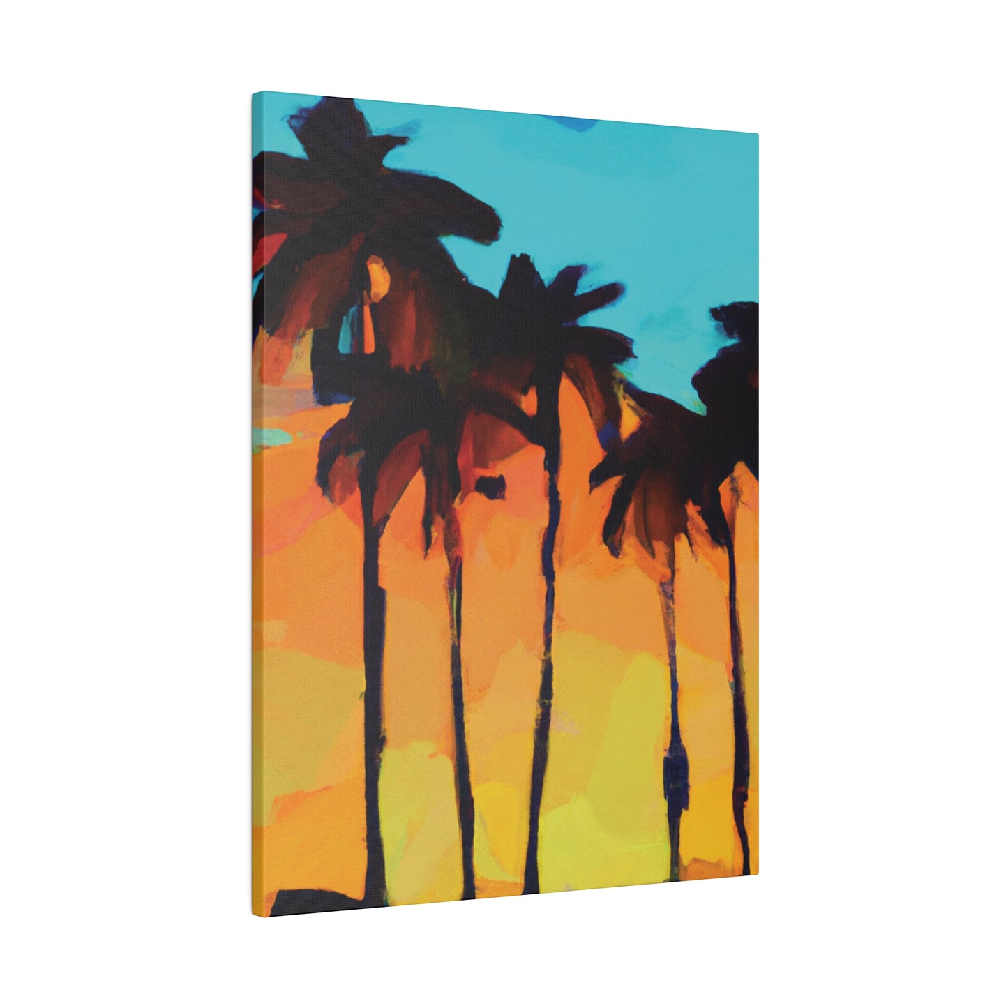 3606O - Miami Beach Sunset Painting Print | Miami | Beach | Sunset | Poster | Home Decor | Wall Art | Canvas
