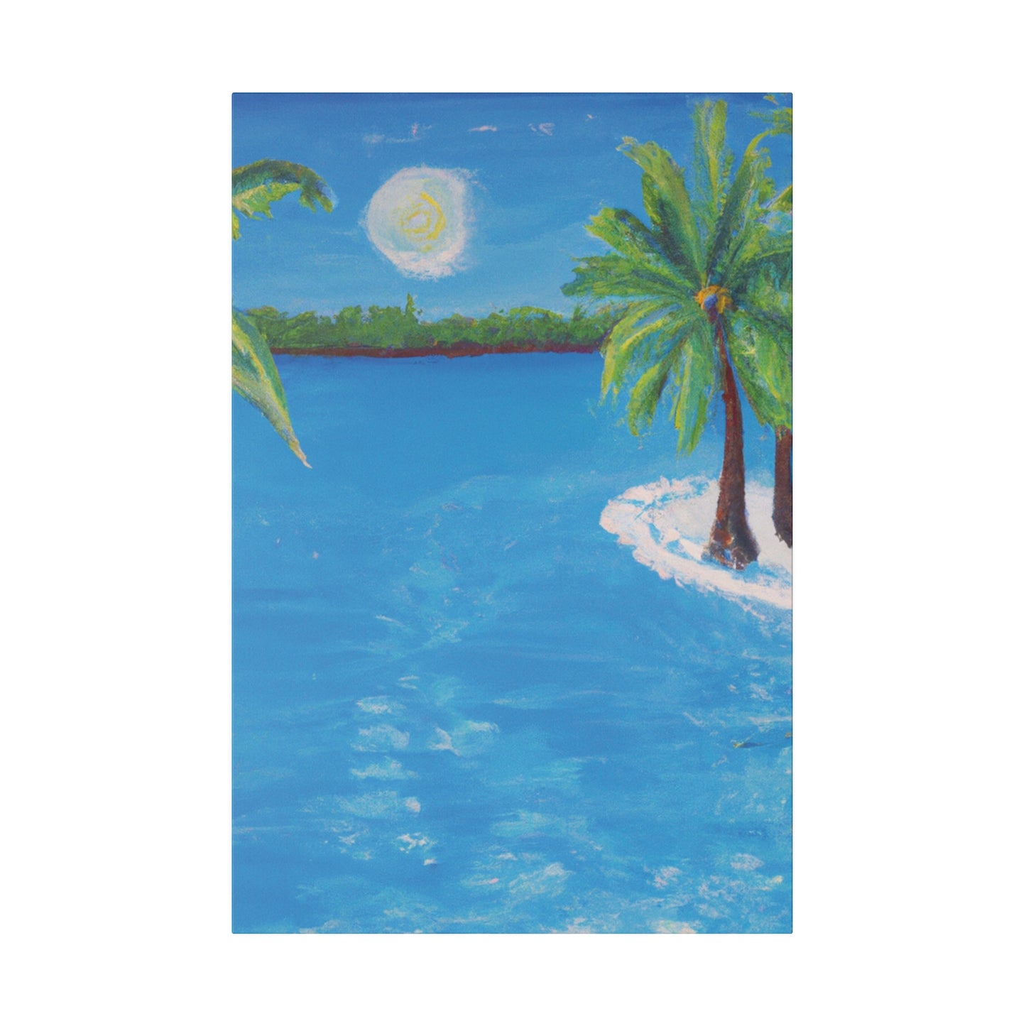 5156X - Bahamas Ocean Painting Print | Bahamas | Ocean | Beach | Poster | Home Decor | Wall Art | Canvas